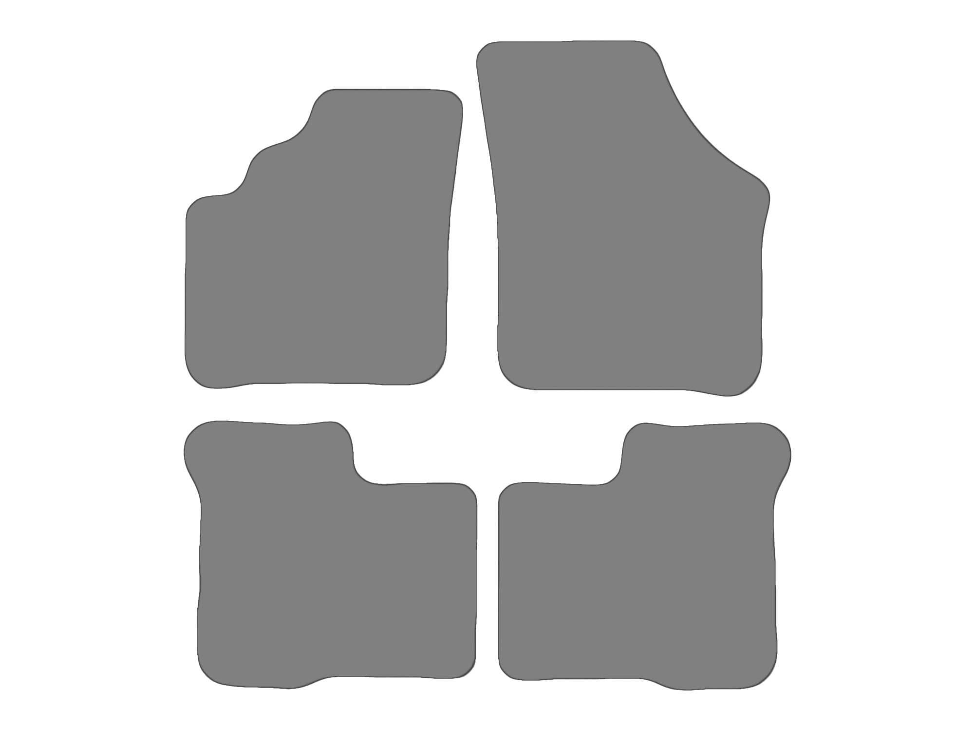 Floor mat set for VW UP Elektro, type 121, 122, 123  (year of construction 2013-2023)