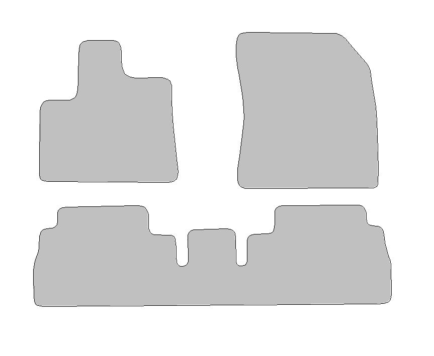 Floor mat set for Fiat Doblo, type   (year of construction 2025-2025)