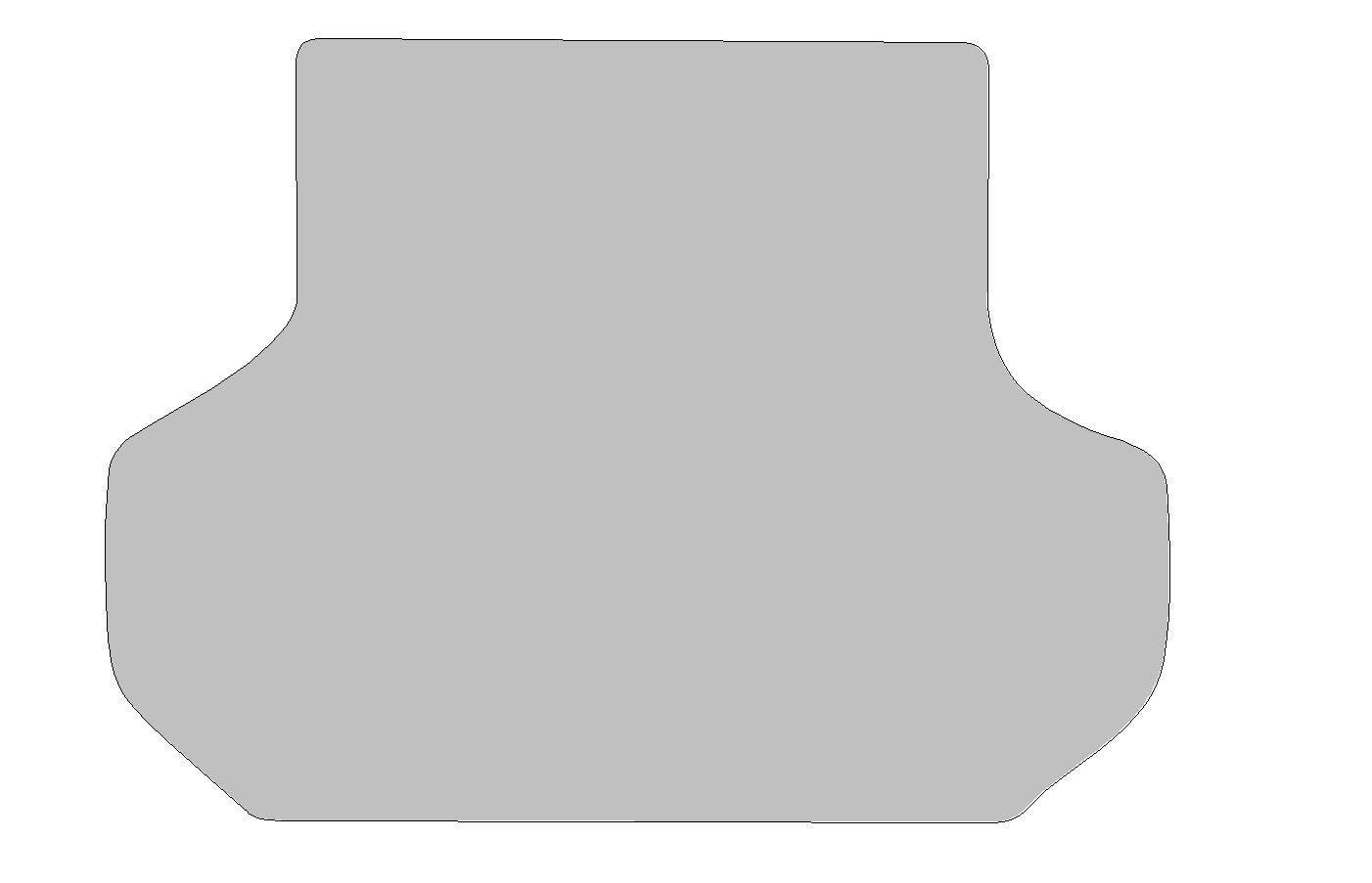 Tapis de coffre compatible avec Mitsubishi Galant VI (année de fabrication 1996-2004)