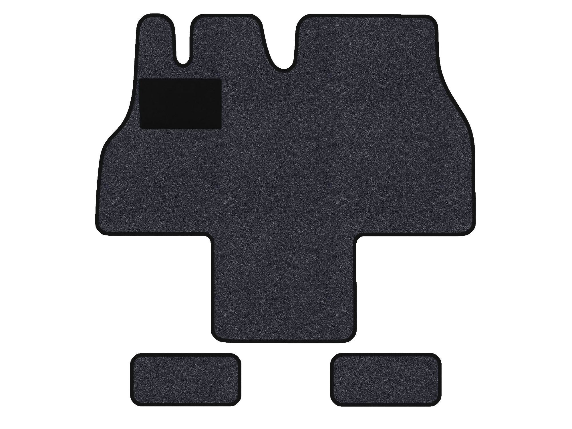 Remnant stock: car mats suitable for Citroen Jumper I 230, Amalfi anthrazit, warp colour grey