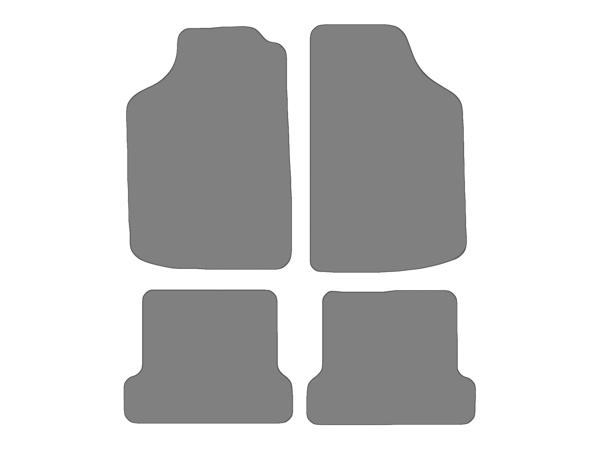 Floor mat set for VW Golf I, type 17  (year of construction 1974-1985)