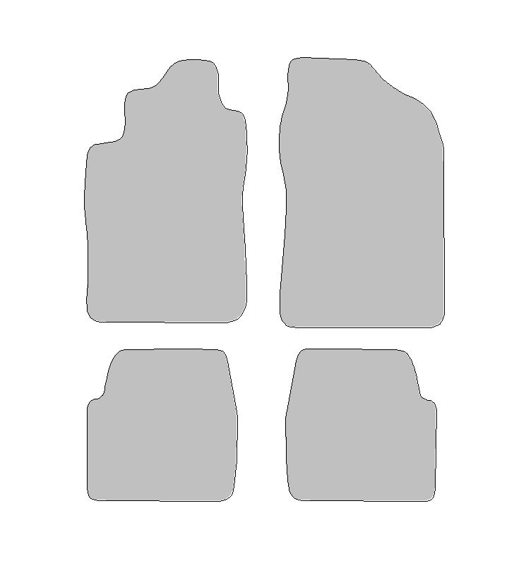 Fußmatten-Set für Citroen XM Typ Y3, Y4 (Baujahr 1989 - 2000)