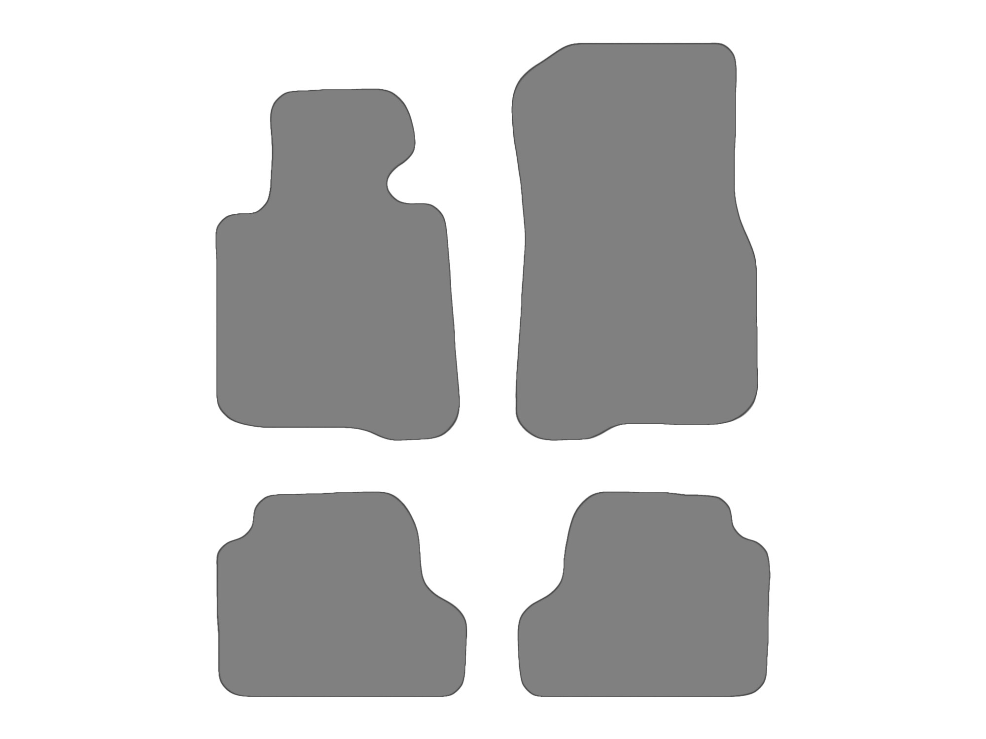 Floor mat set for BMW 4 Coupe, type F32, F82  (year of construction 2013-2020)