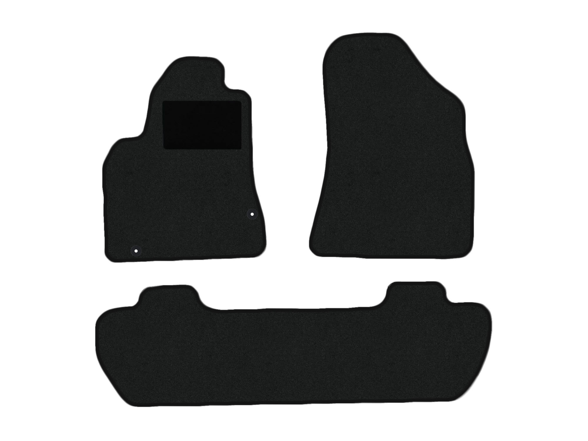 Tapis de voiture compatible avec Citroen Berlingo II  Type B9 (construction 2008 - 2018)