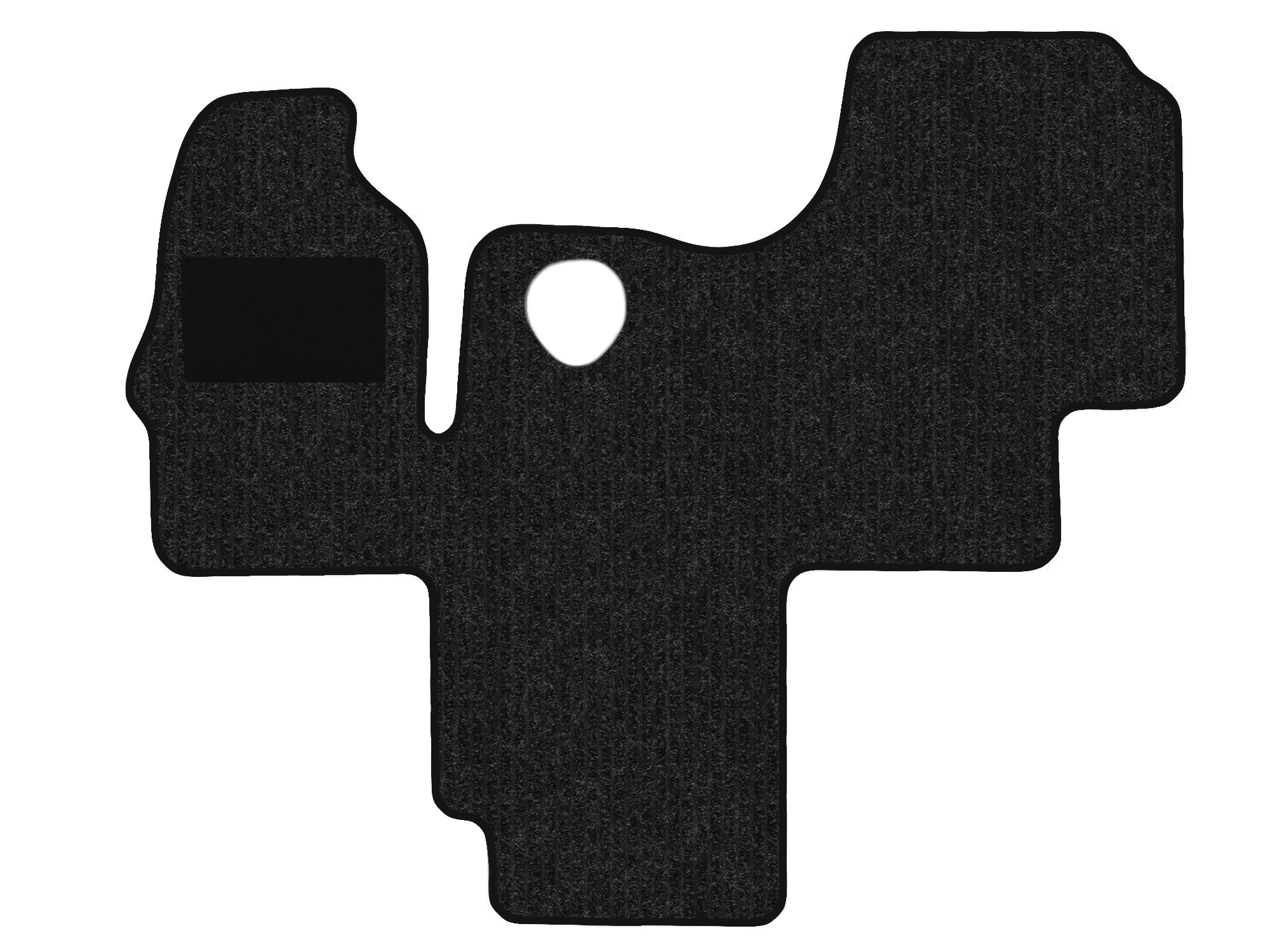 Resterende voorraad: Automatten geschikt voor VW LT II 2D, Robust anthrazit, Kettingkleur grijs