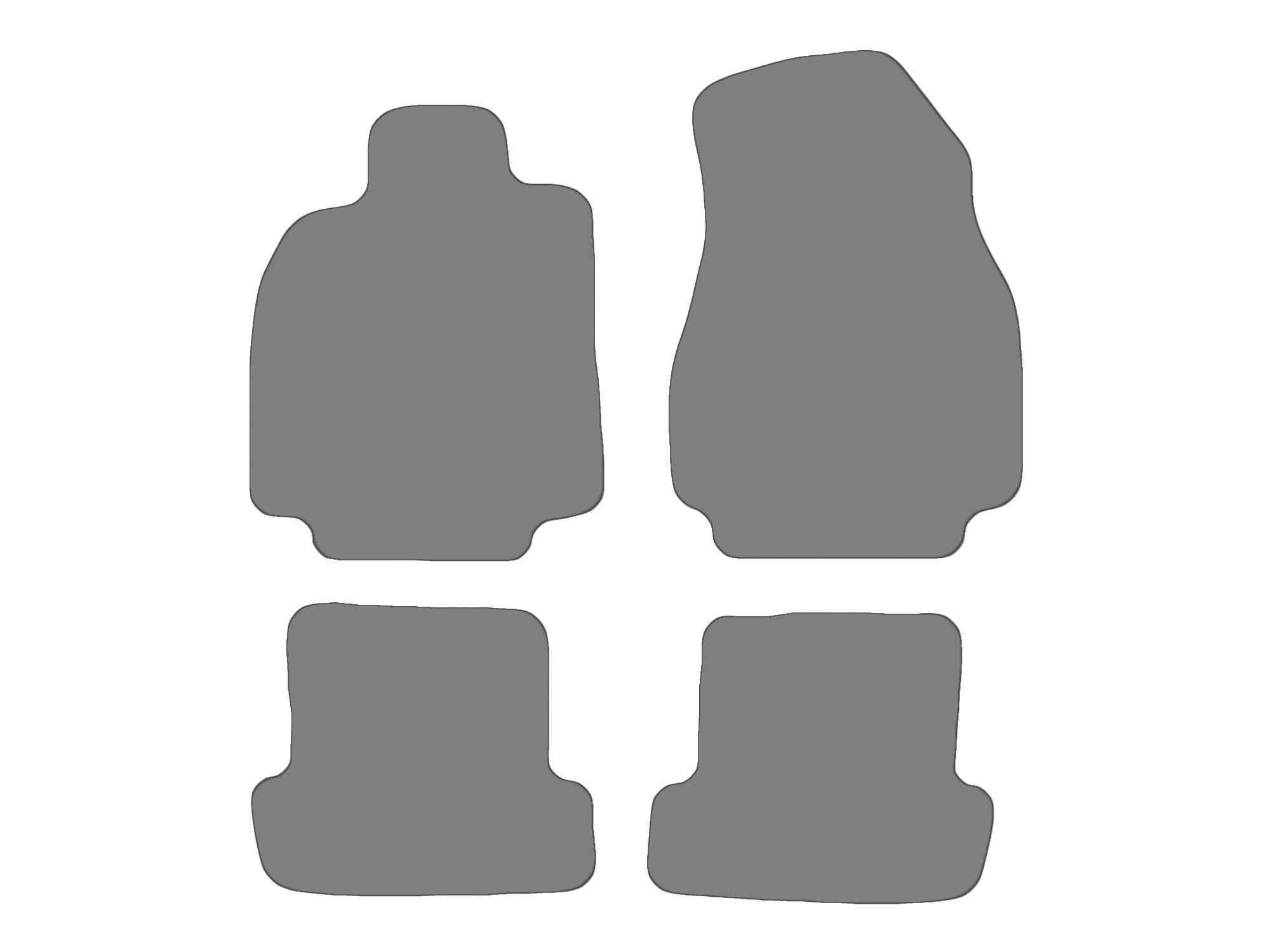 Floor mat set for Renault Megane II, type BM, LM, KM, EM, CM  (year of construction 2002-2009) Floor mat set for Renault Megane II, type BM, LM, KM, EM, CM  (year of construction 2002-2009)