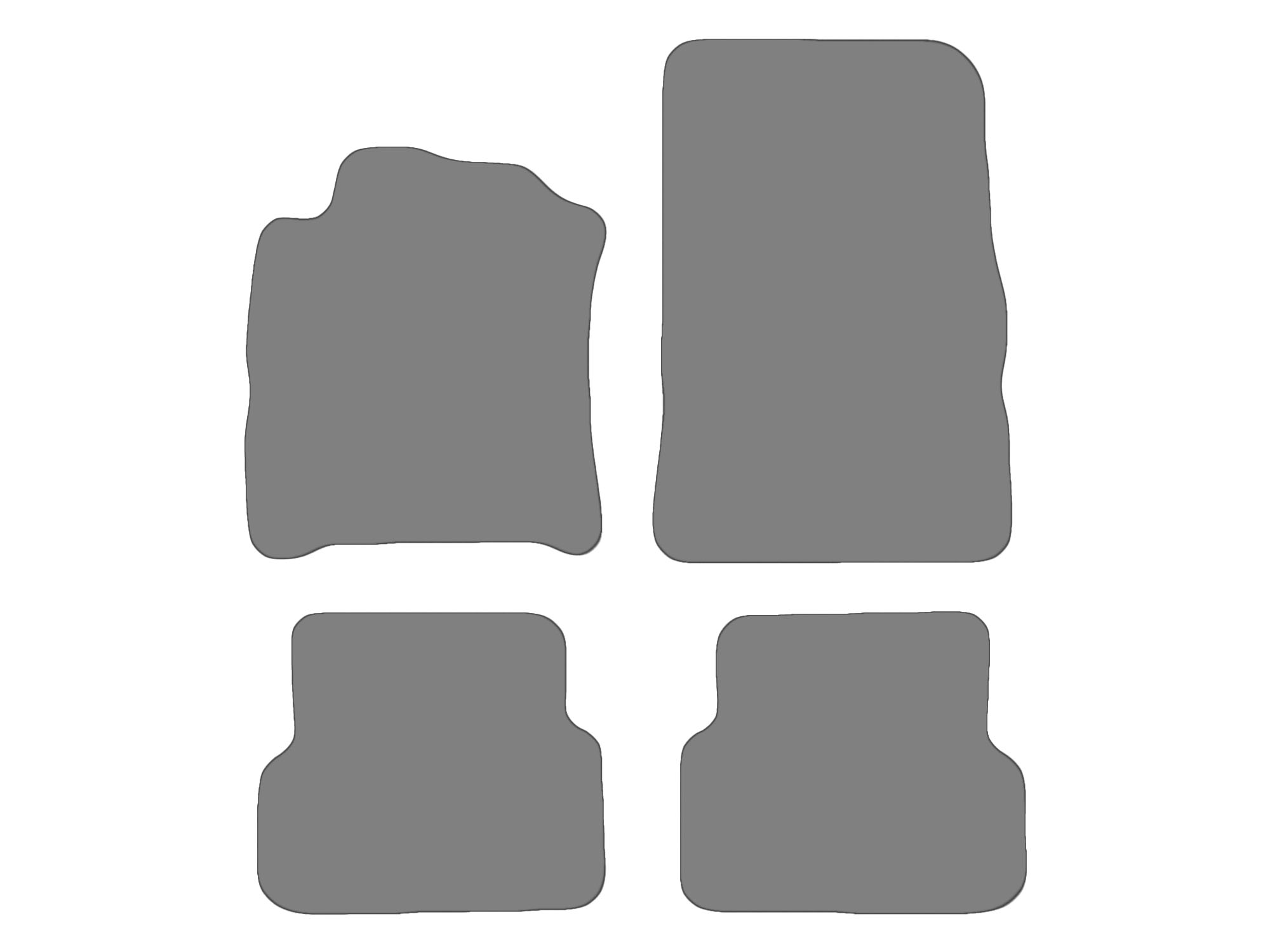 Floor mat set for Renault Modus, type FJP0  (year of construction 2004-2025) Floor mat set for Renault Modus, type FJP0  (year of construction 2004-2025)
