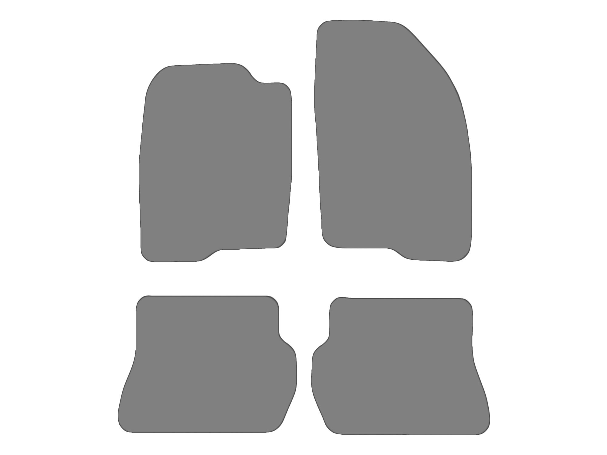 Jeu de tapis compatible avec Ford Fusion, type JU  (année de construction 2002-2012)
