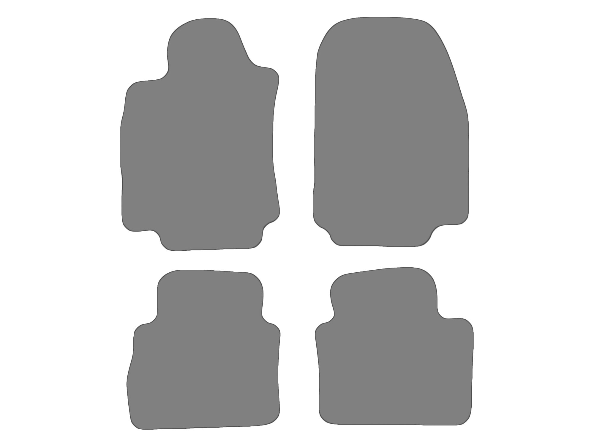 Fußmatten passend für Nissan Tiida Typ C11, SC11 (Baujahr 2004 - 2012)