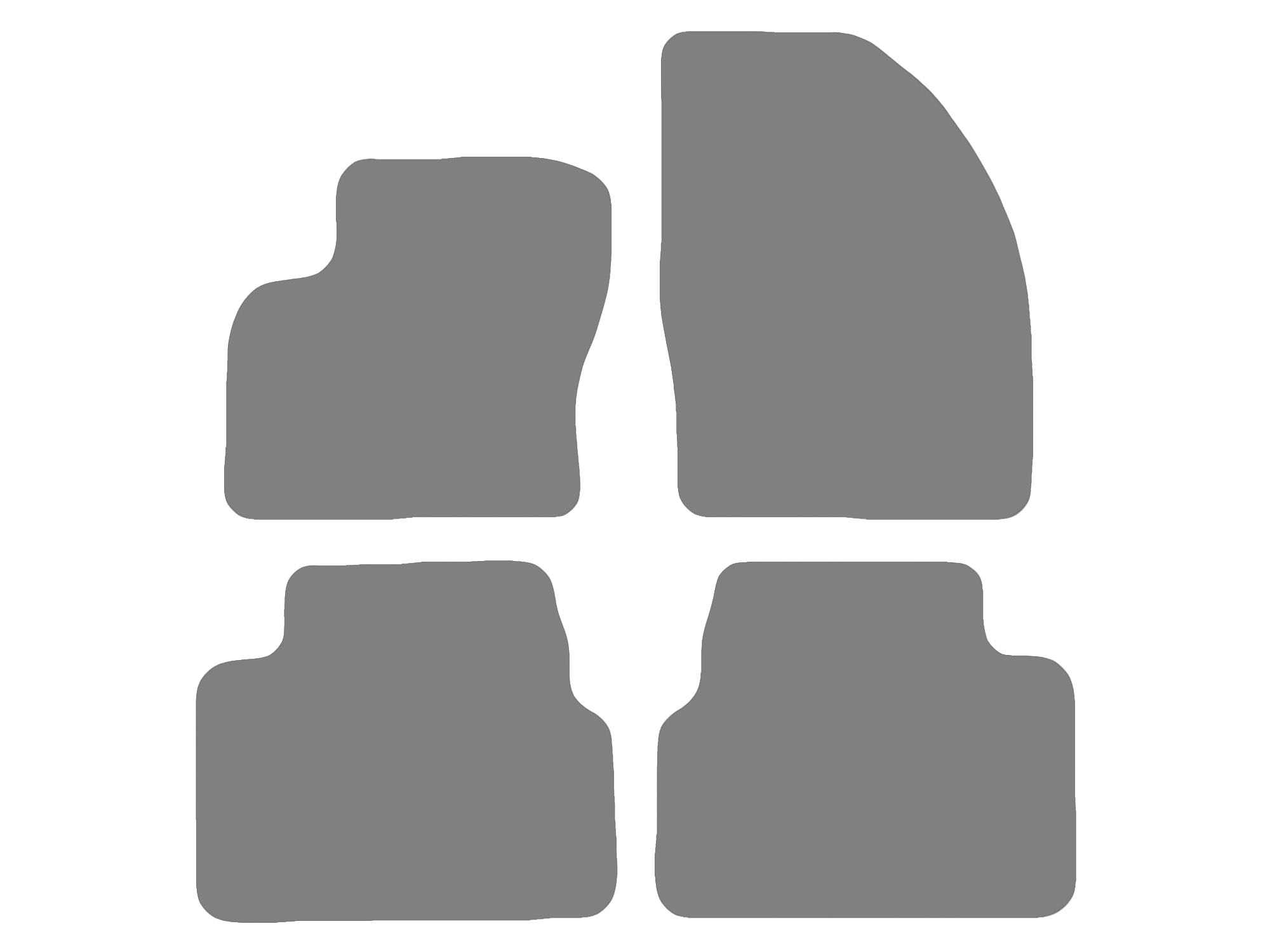 Jeu de tapis compatible avec Ford Kuga I, type   (année de construction 2008-2012)