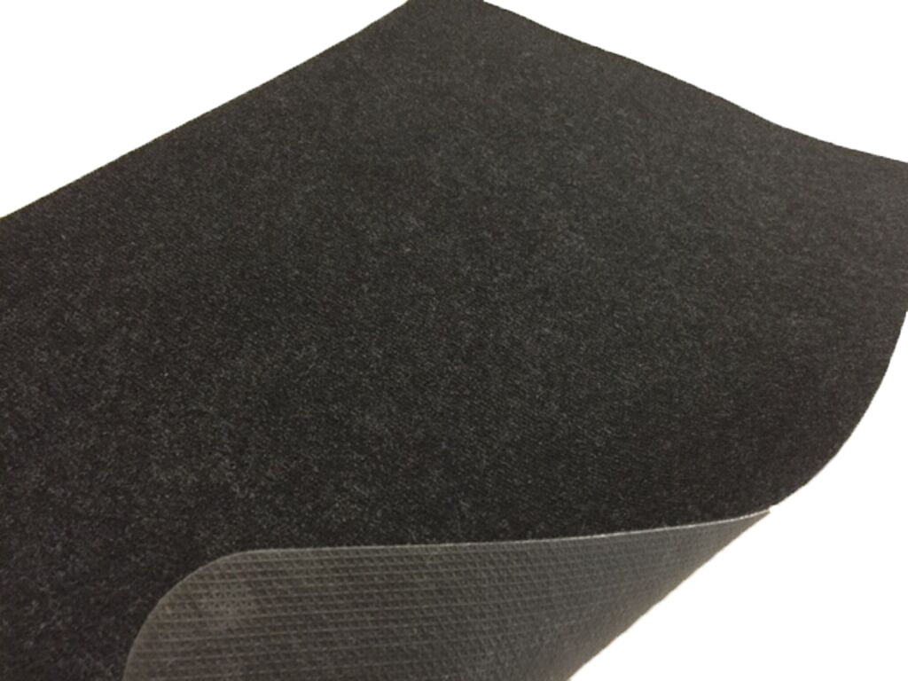 schwarze Anti-Rutsch-Matte mit Gummirückseite 1