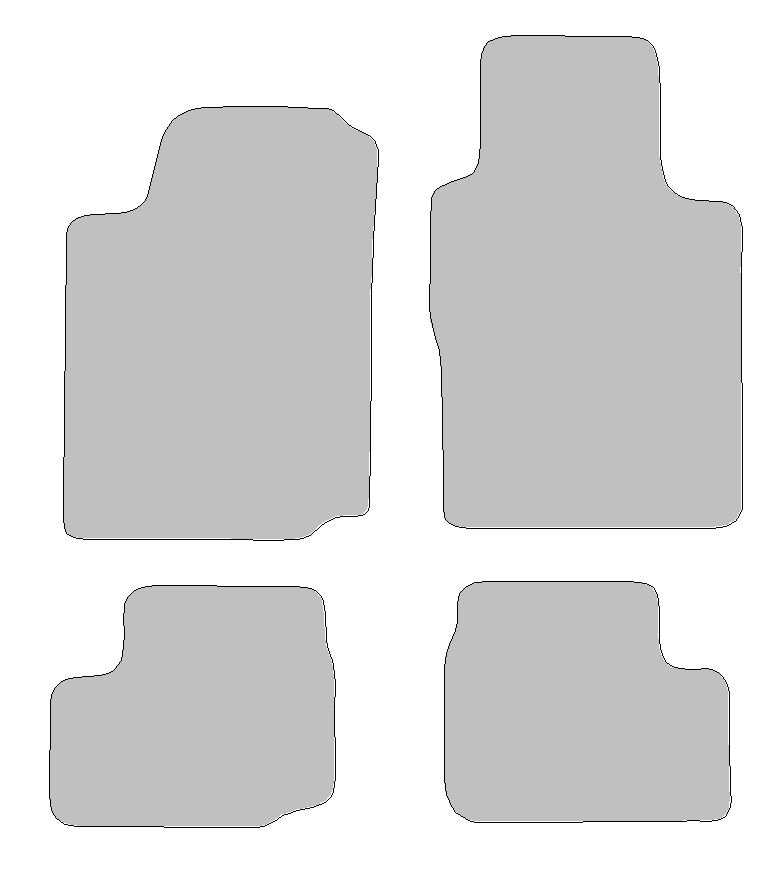 Fußmatten-Set für Ford Escort V, Typ AAL, ANL, ABL, ALL (Baujahr 1990-1995)