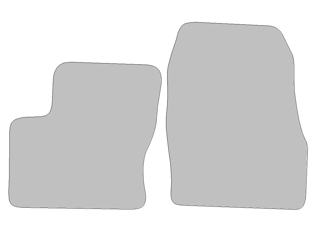Car mat set for Ford Transit Connect (built from 2013), 2-tlg
