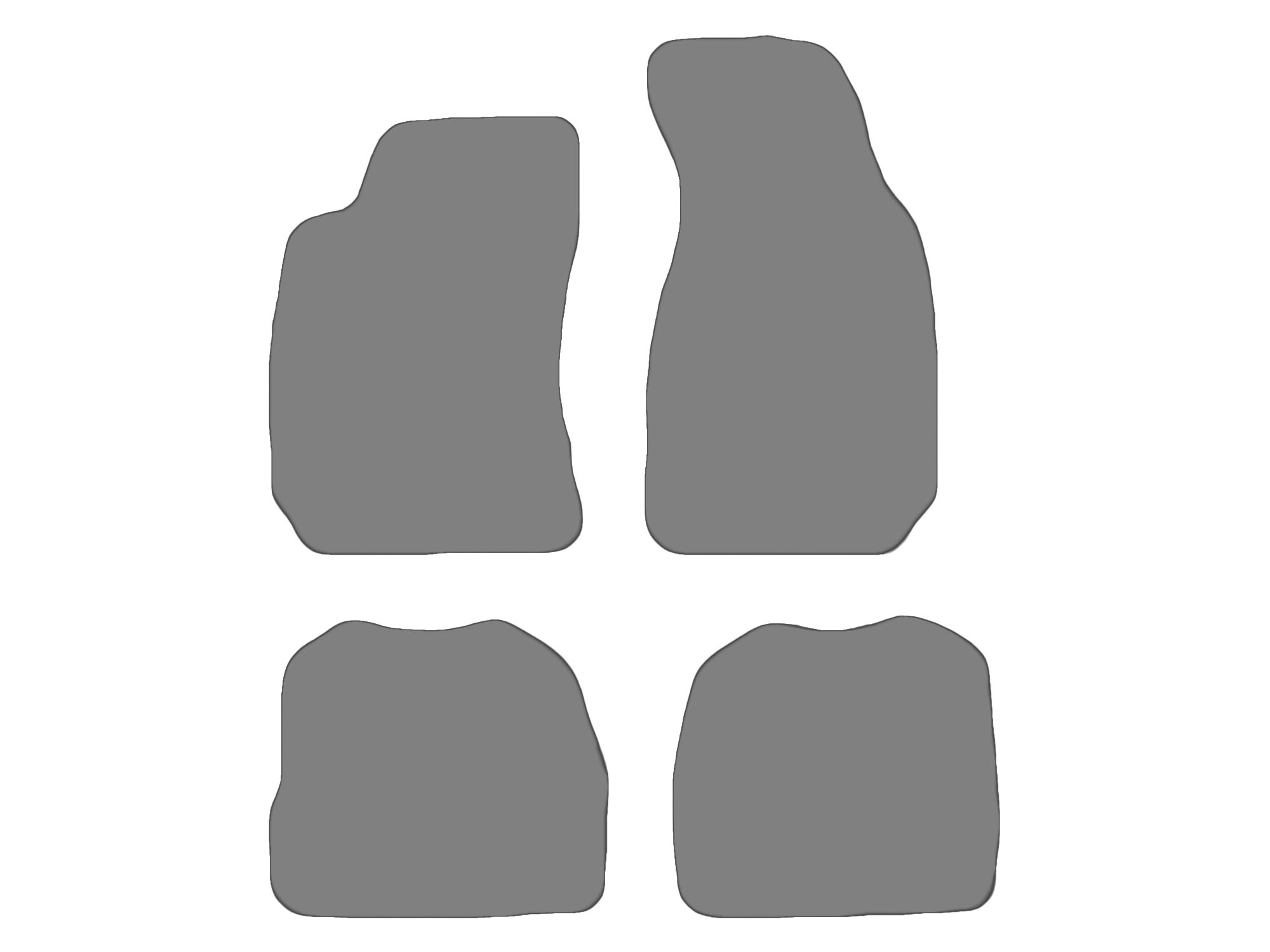 Floor mat set for Skoda Superb I, type 3U4  (year of construction 2001-2008)