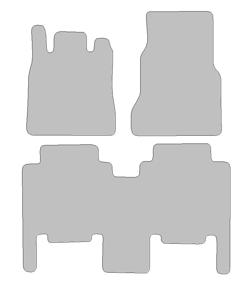 Fußmatten-Set für Mercedes A-Klasse, Typ W168 (Baujahr 1997-2004)