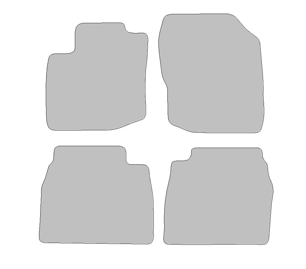Fußmatten-Set für Honda Civic IX, Typ FB, FG, FK (Baujahr 2012-2016)