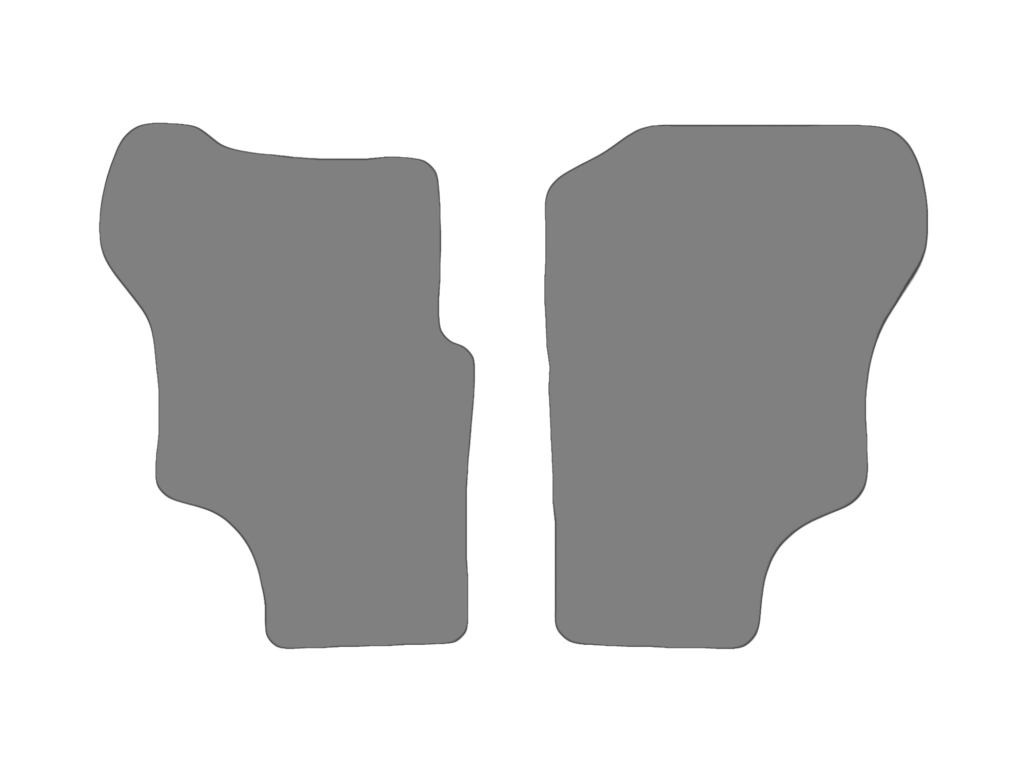 Jeu de tapis compatible avec VW T3, type   (année de construction 1979-1992)