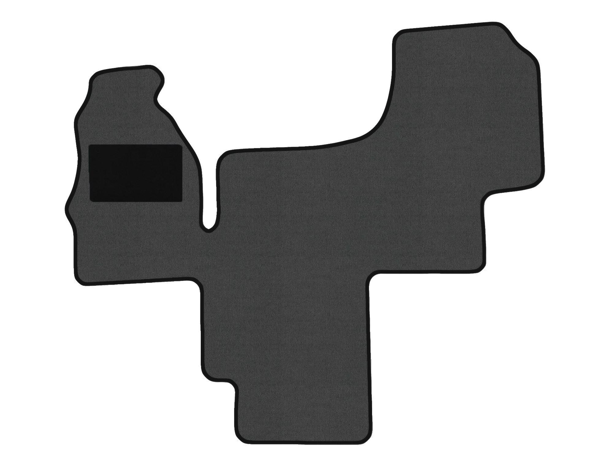 Remnant stock: car mats suitable for Mercedes Sprinter W901-905, Deluxe grau, warp colour grey