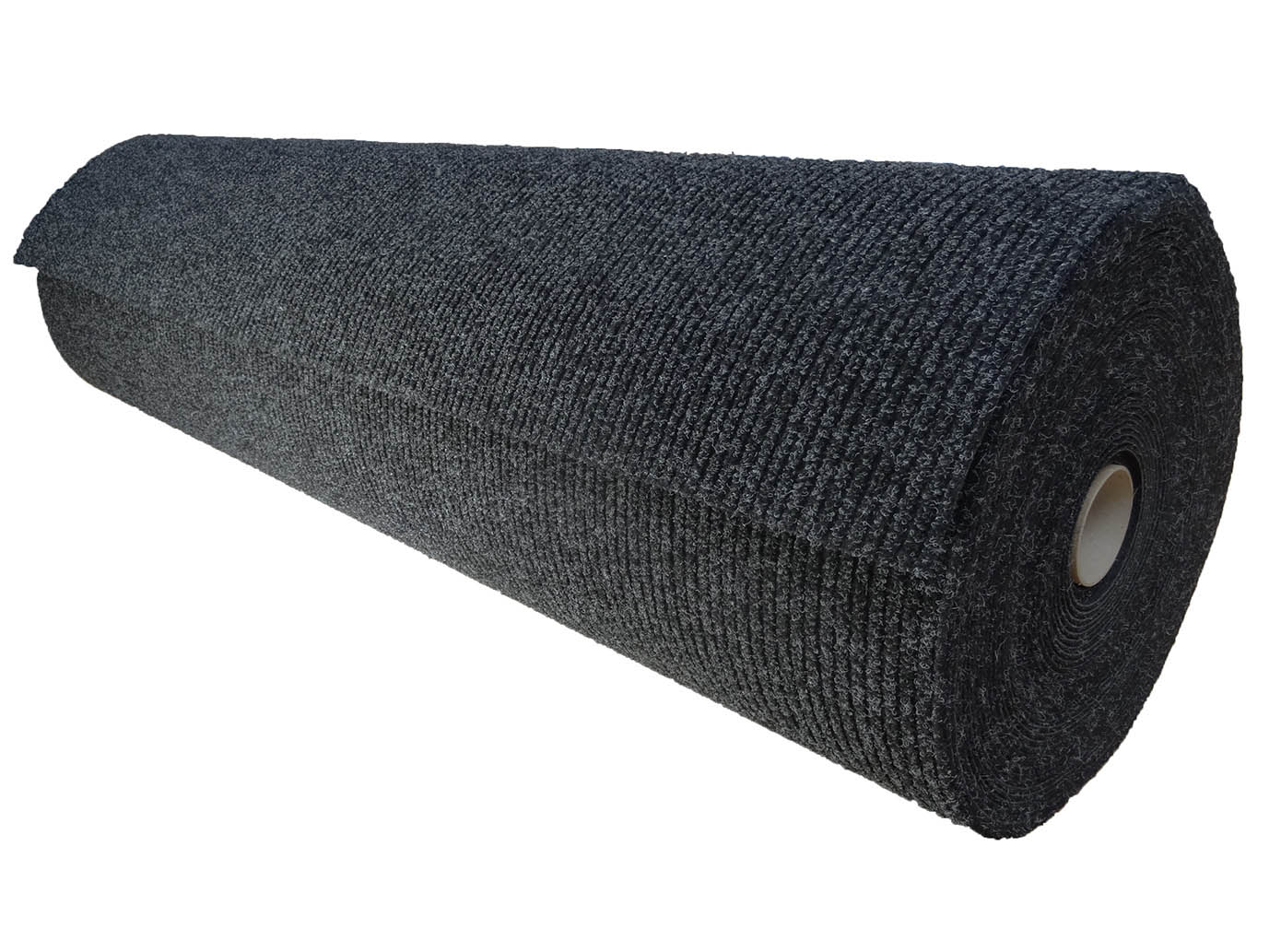 Robust runner in ribbed structure anthracite (1 metre width)