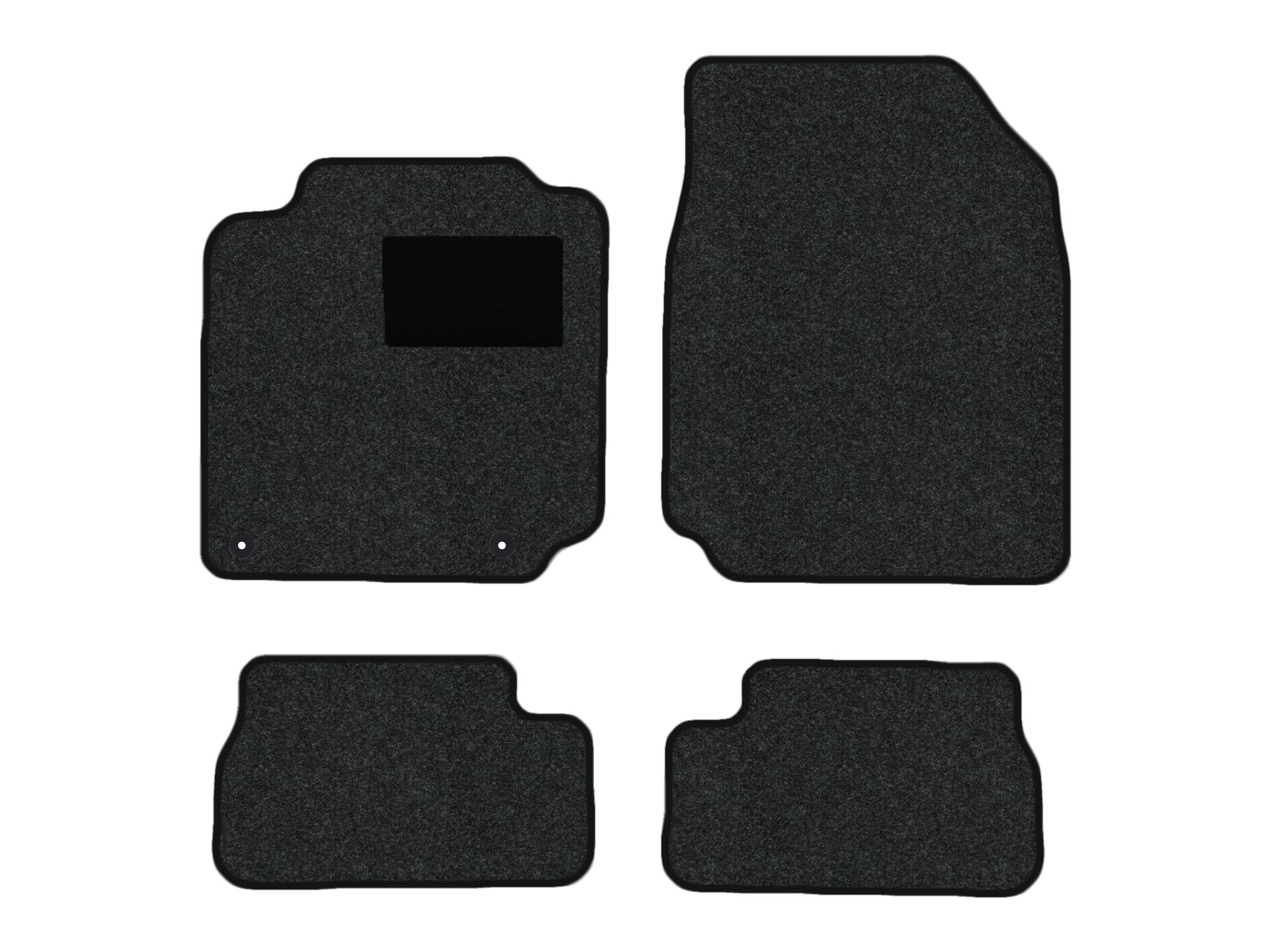 Resterende voorraad: Automatten geschikt voor Nissan Micra III K12, Hit anthrazit, Kettingkleur grijs