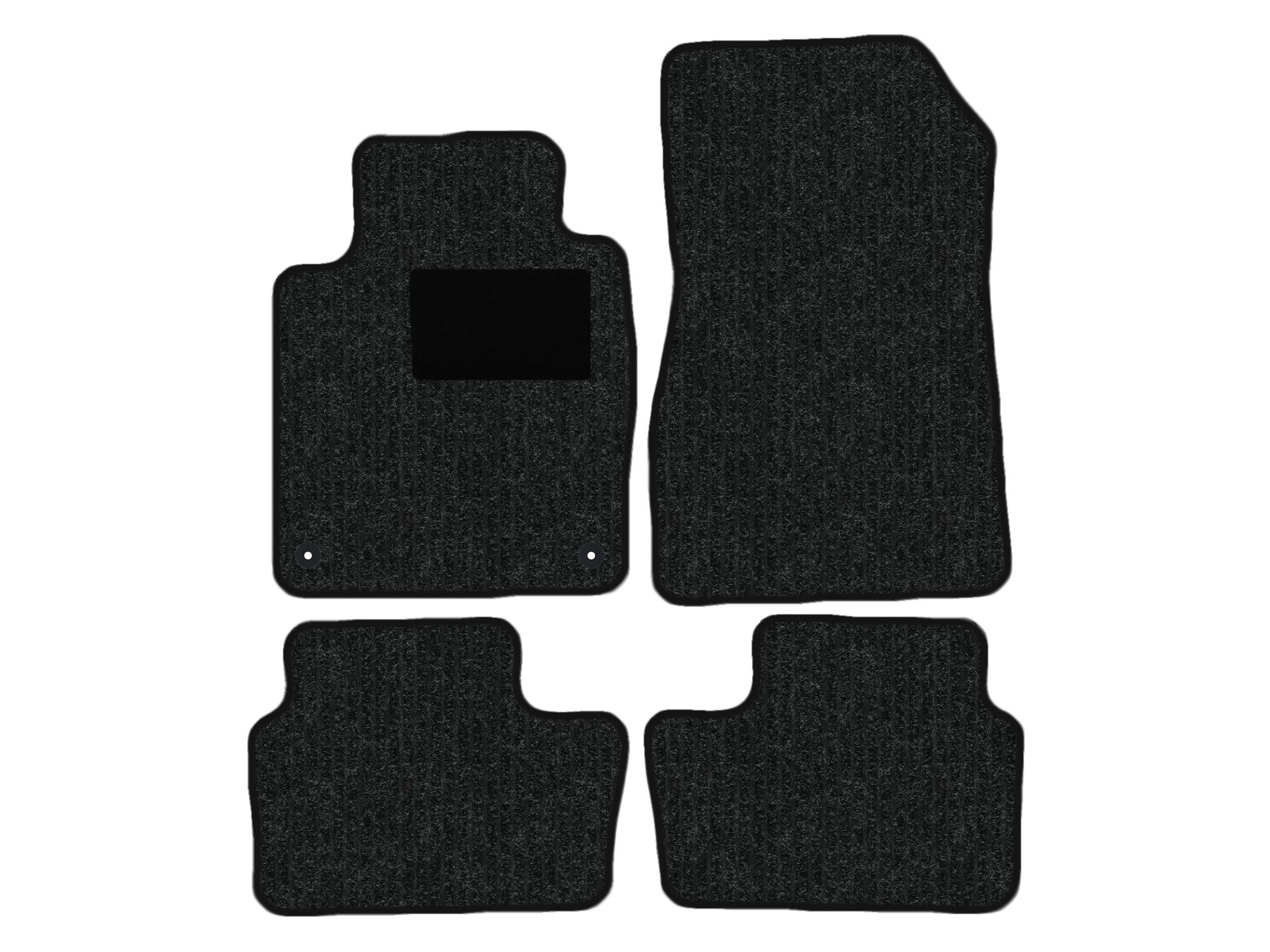 Lagerrest: Fußmattenset passend für Nissan Juke F16, Robust anthrazit, Umrandung schwarz