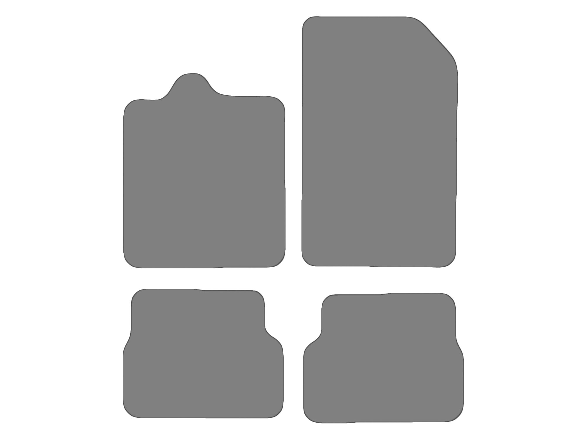 Jeu de tapis compatible avec Renault Laguna III, type BT, KT  (année de construction 2007-2015)