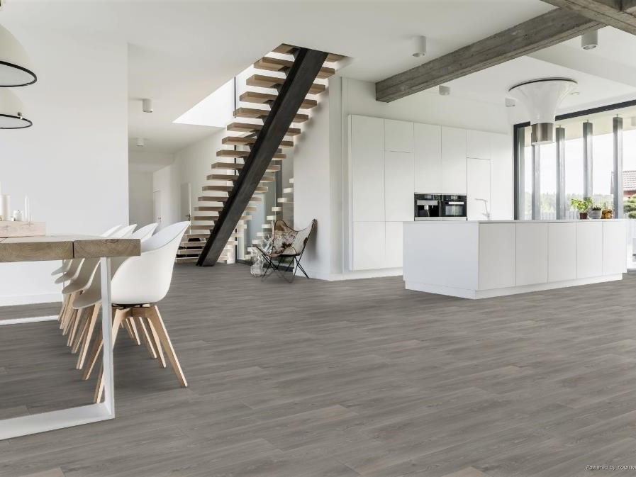 PVC-vloerbekleding met slagvoeg PVC in Holz-Optik mit markanter Fuge 4