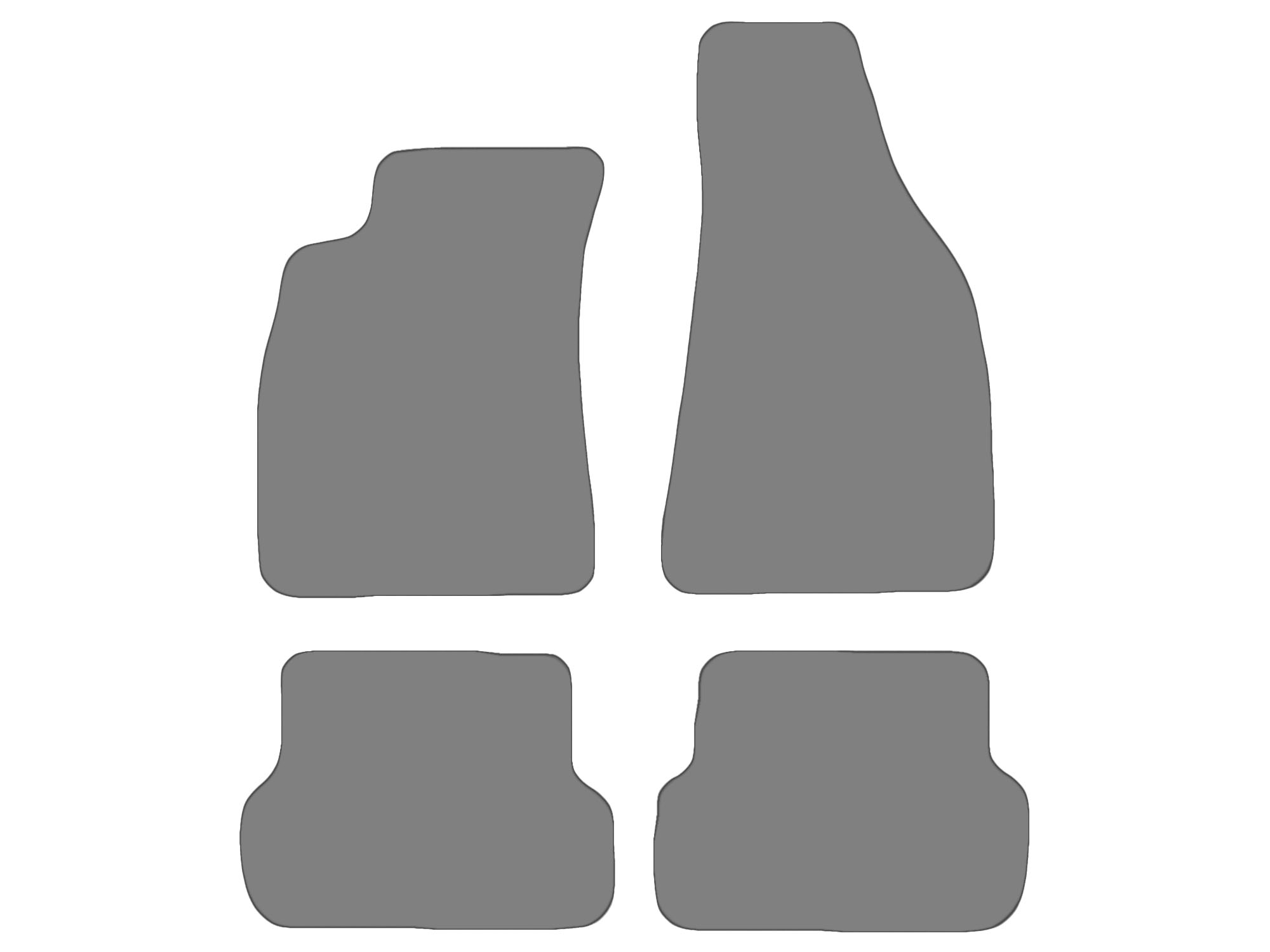 Tapis de voiture compatible avec Audi A4 Type 8E, B6, 8H, B7 (construction 2000 - 2008)