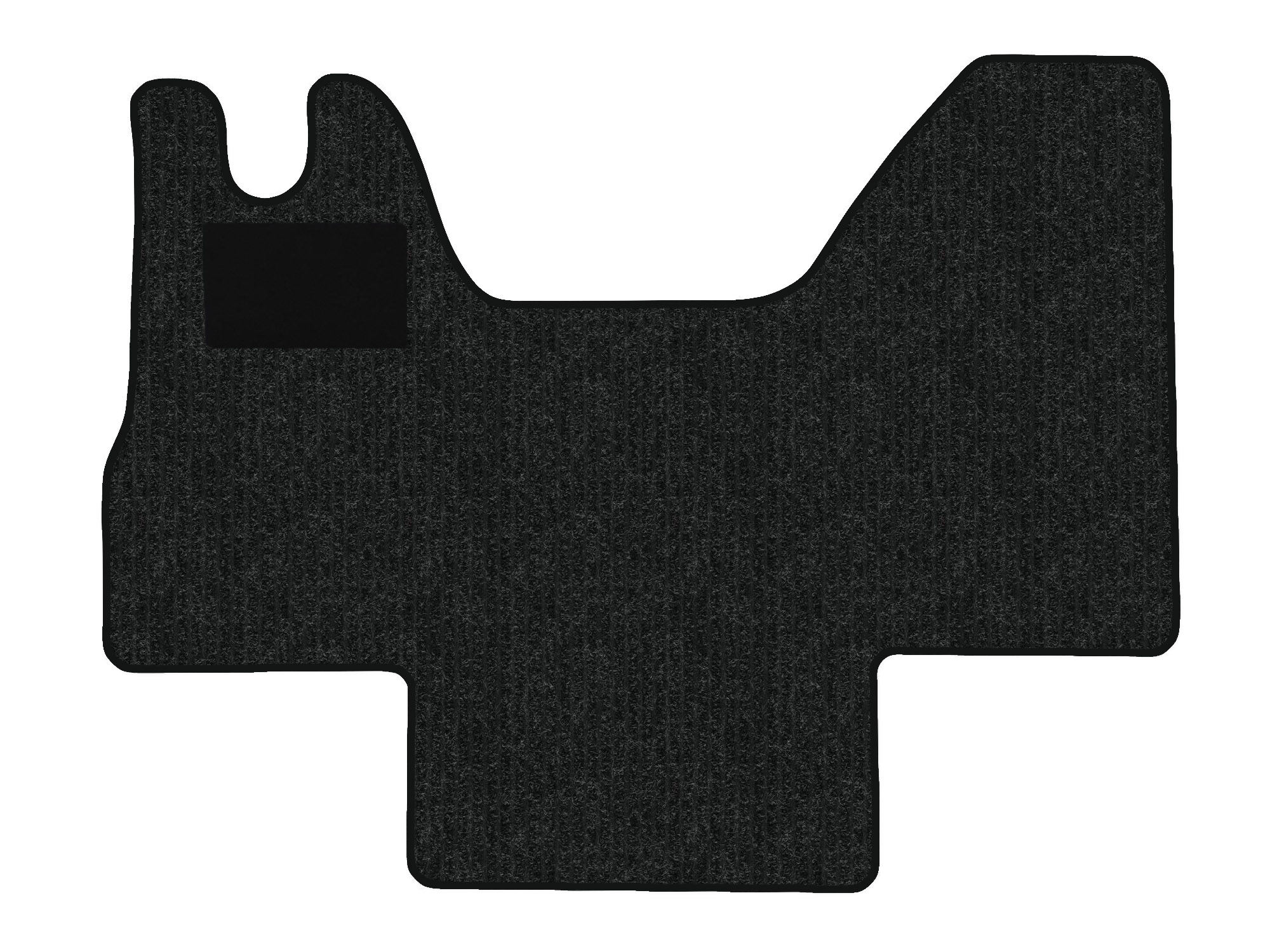 Remnant stock: car mats suitable for Nissan Interstar X70, Robust anthrazit, warp colour silver
