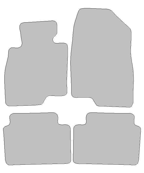 Fußmatten-Set für Mazda 6, Typ GJ, GL (Baujahr 2012-2023)