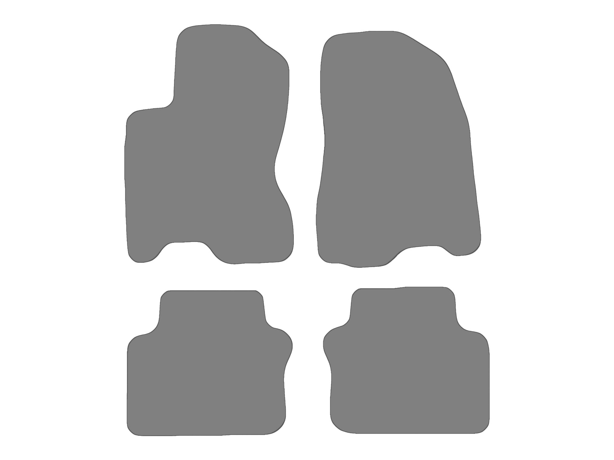 Jeu de tapis compatible avec Renault Koleos I, type HY  (année de construction 2008-2023)