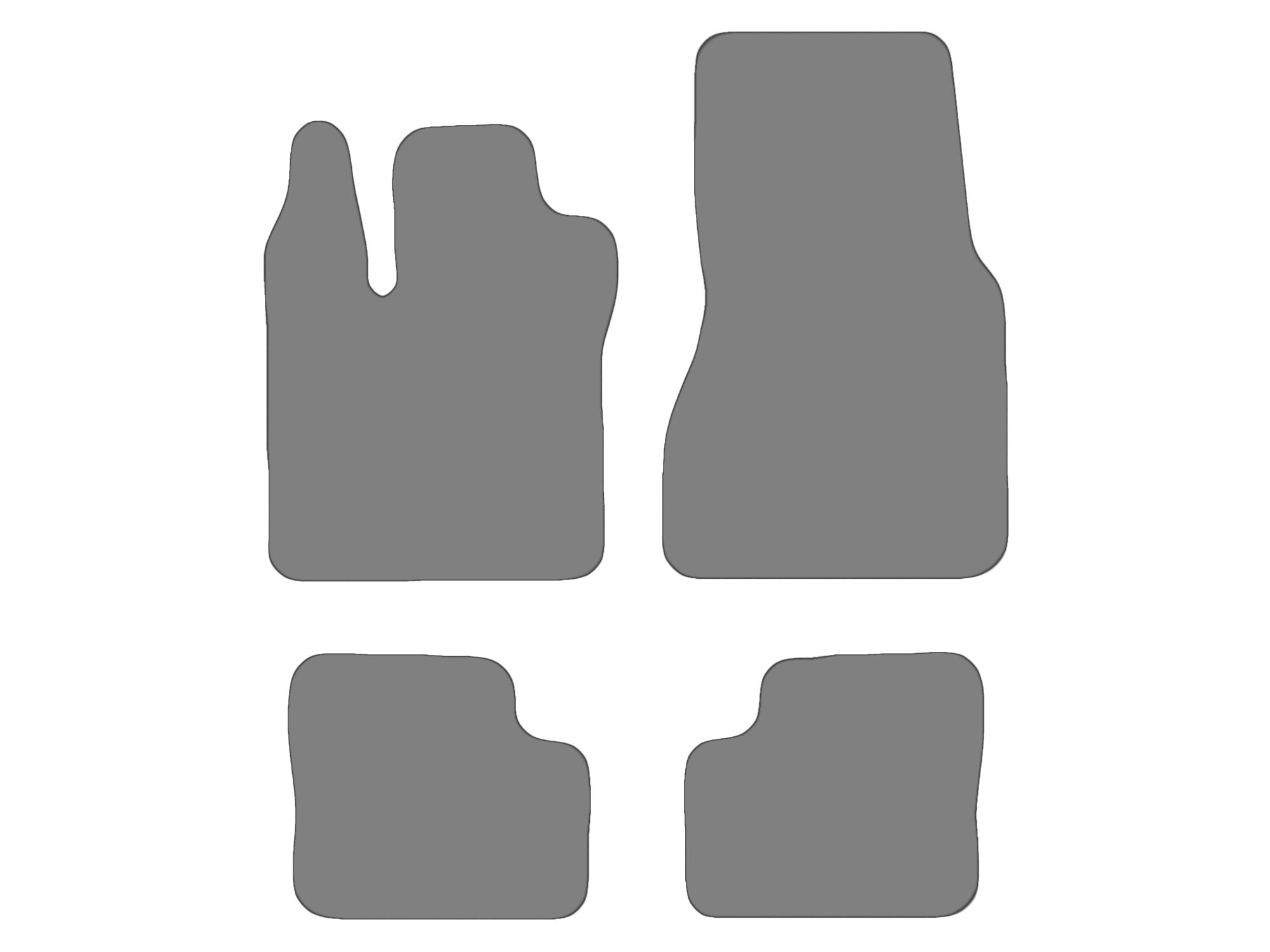 Floor mat set for Renault Twingo III Elektro, type BCA, BCM  (year of construction 2021-2025) Floor mat set for Renault Twingo III Elektro, type BCA, BCM  (year of construction 2021-2025)