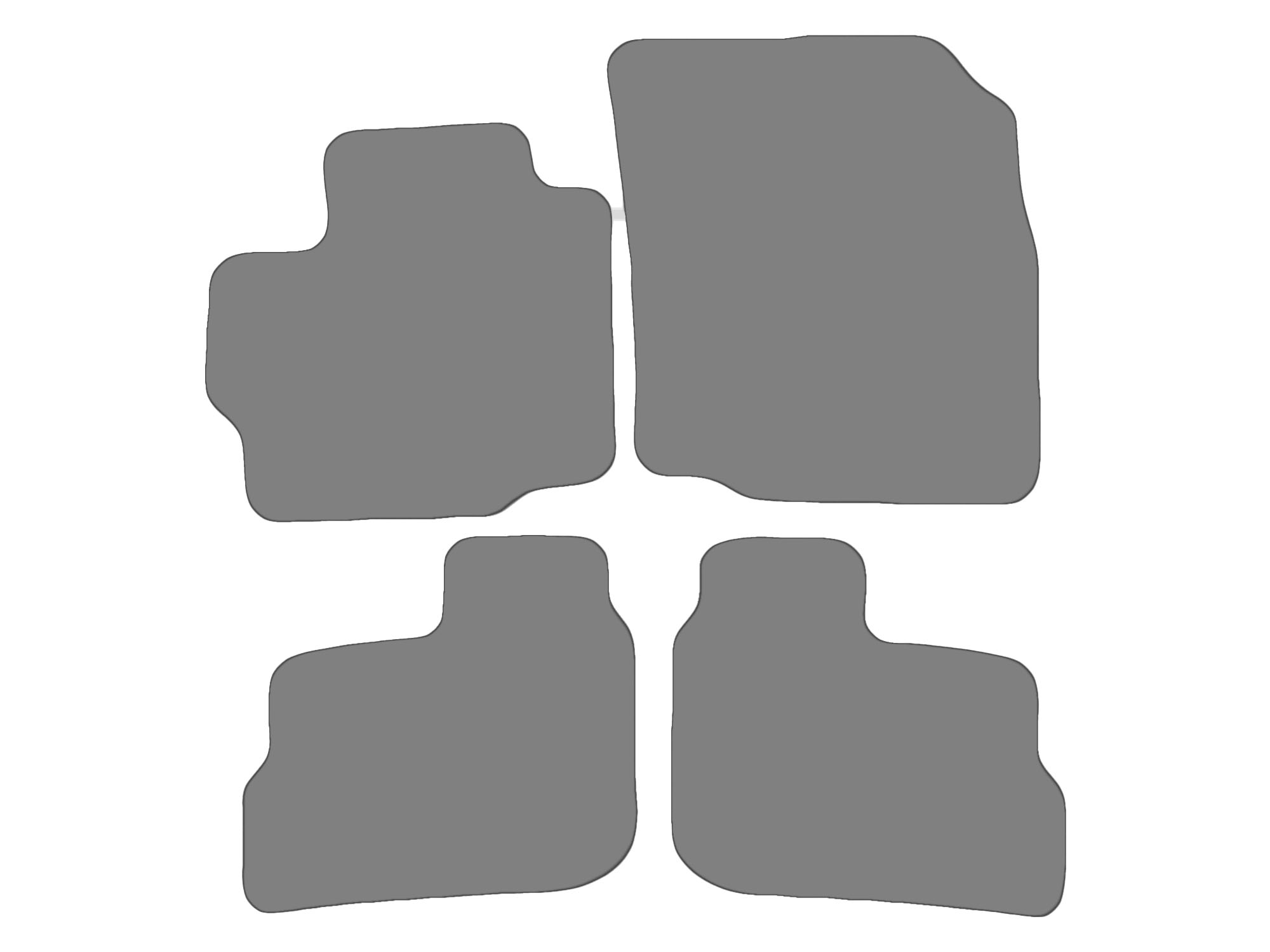 Jeu de tapis compatible avec Mitsubishi Space Star, type A0A  (année de construction 2012-2025)