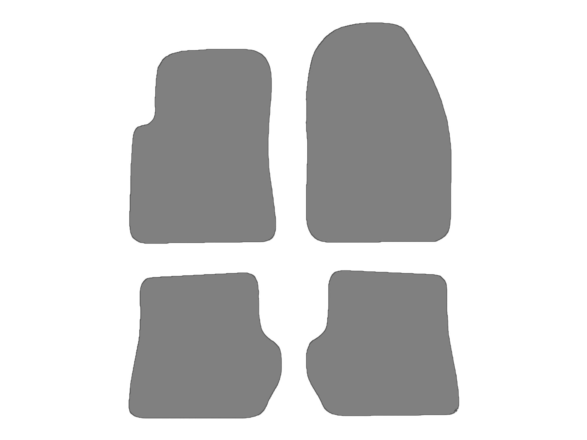Jeu de tapis compatible avec Ford Fusion, type JU  (année de construction 2004-2025)