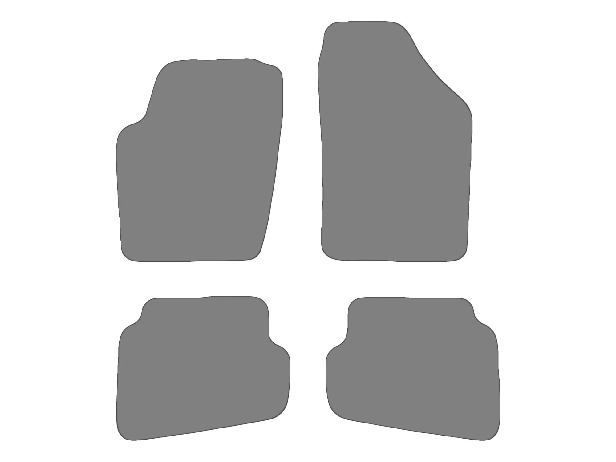Floor mat set for VW Fox, type 5Z  (year of construction 2003-2011)