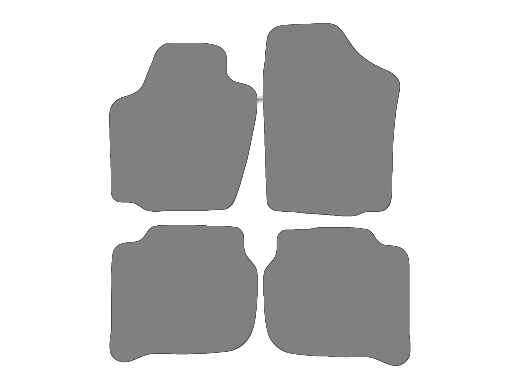 Floor mat set for Skoda Rapid, type NH1, NH3  (year of construction 2012-2019)