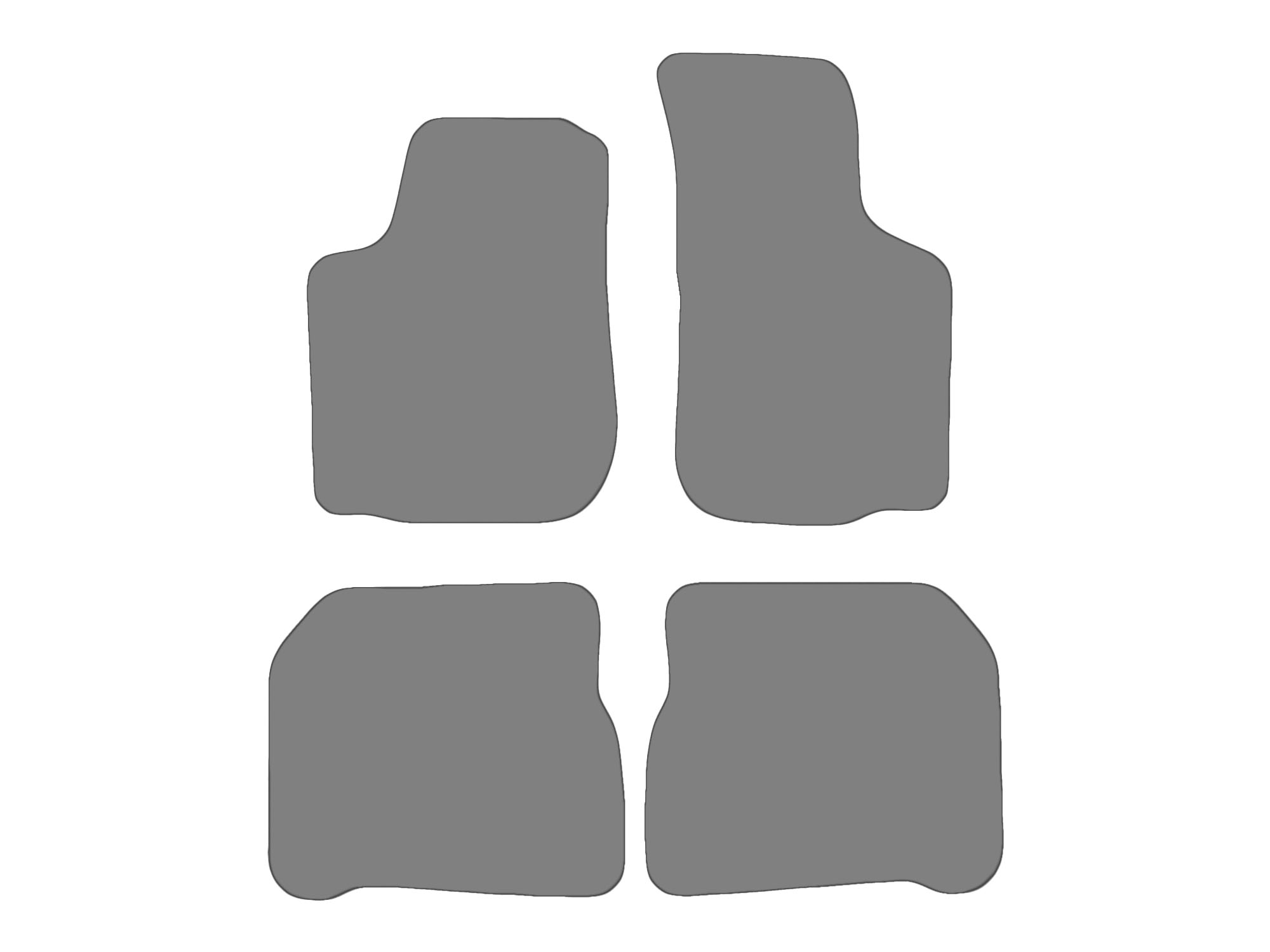 Floor mat set for Skoda Octavia I, type 1U2, 1U5  (year of construction 1996-2010)