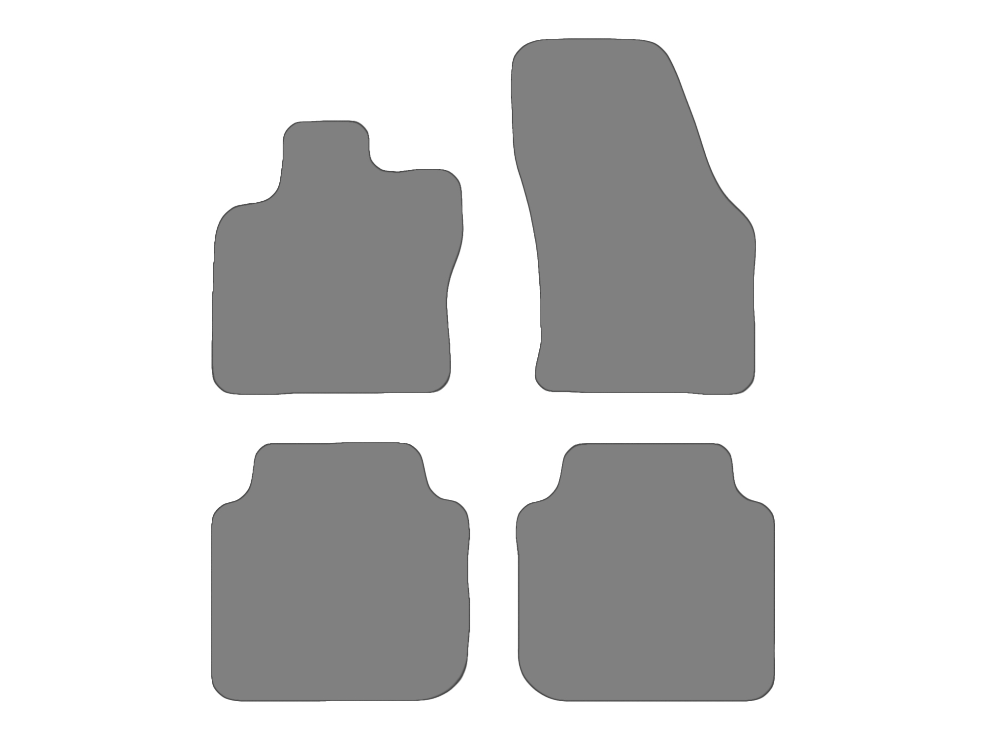 Jeu de tapis compatible avec VW Tiguan Allspace, type BW2, BJ2  (année de construction 2017-2024)