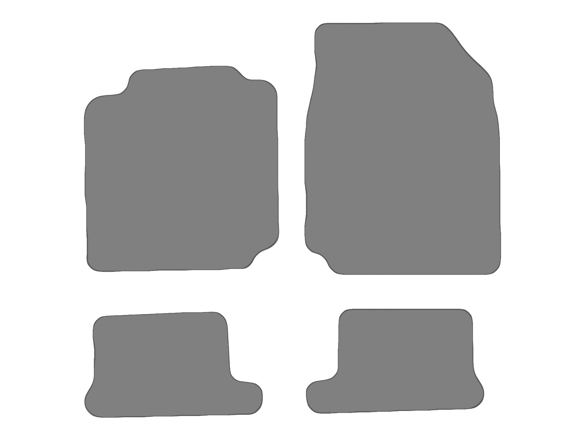 Fußmatten passend für Nissan Micra C+C III Typ K12 (Baujahr 2005 - 2010)