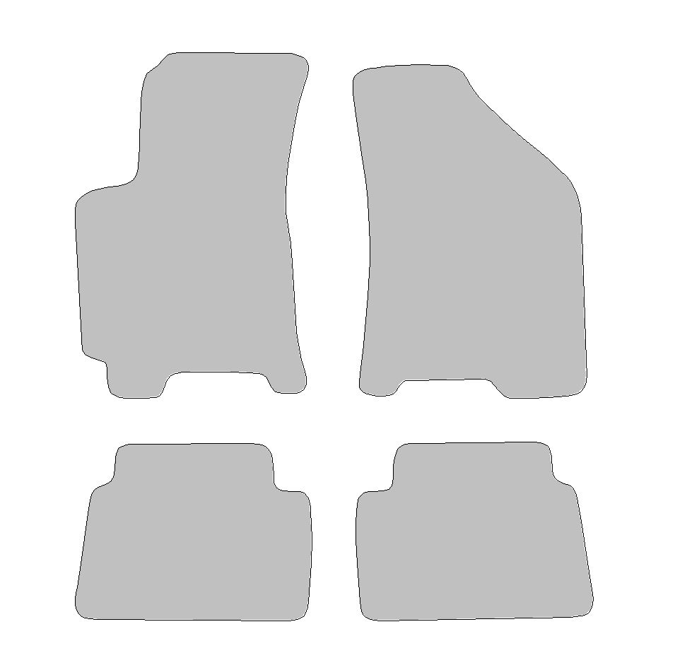 Fußmatten-Set für Chevrolet Lacetti, Typ J200 (Baujahr 2003-2013)