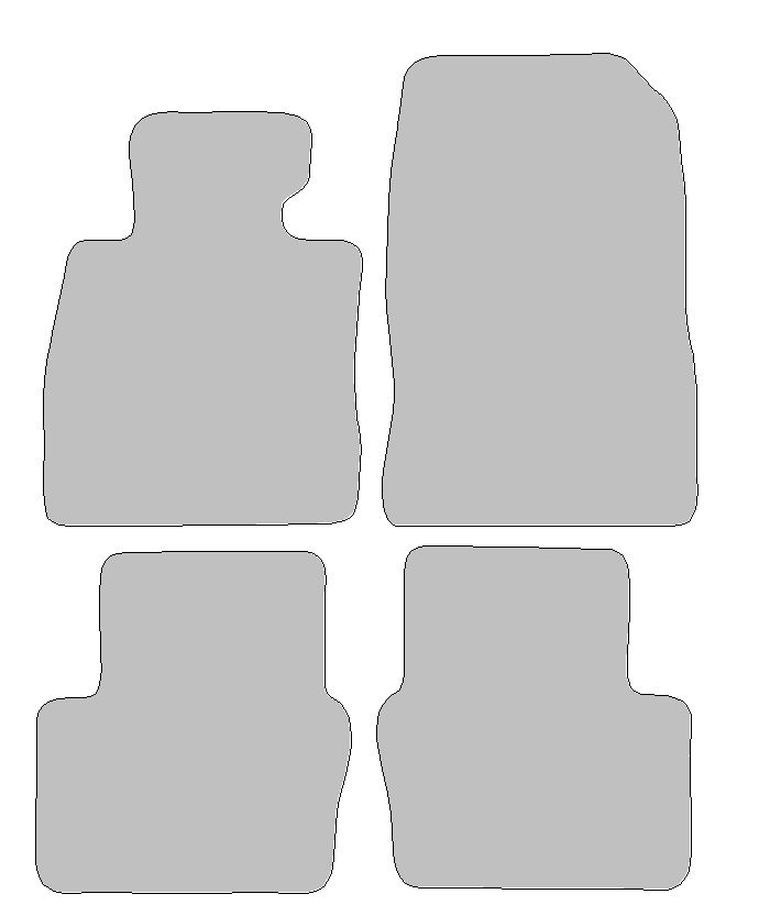 Fußmatten-Set für Mazda 2, Typ DL, DJ  (Baujahr 2014-2024)