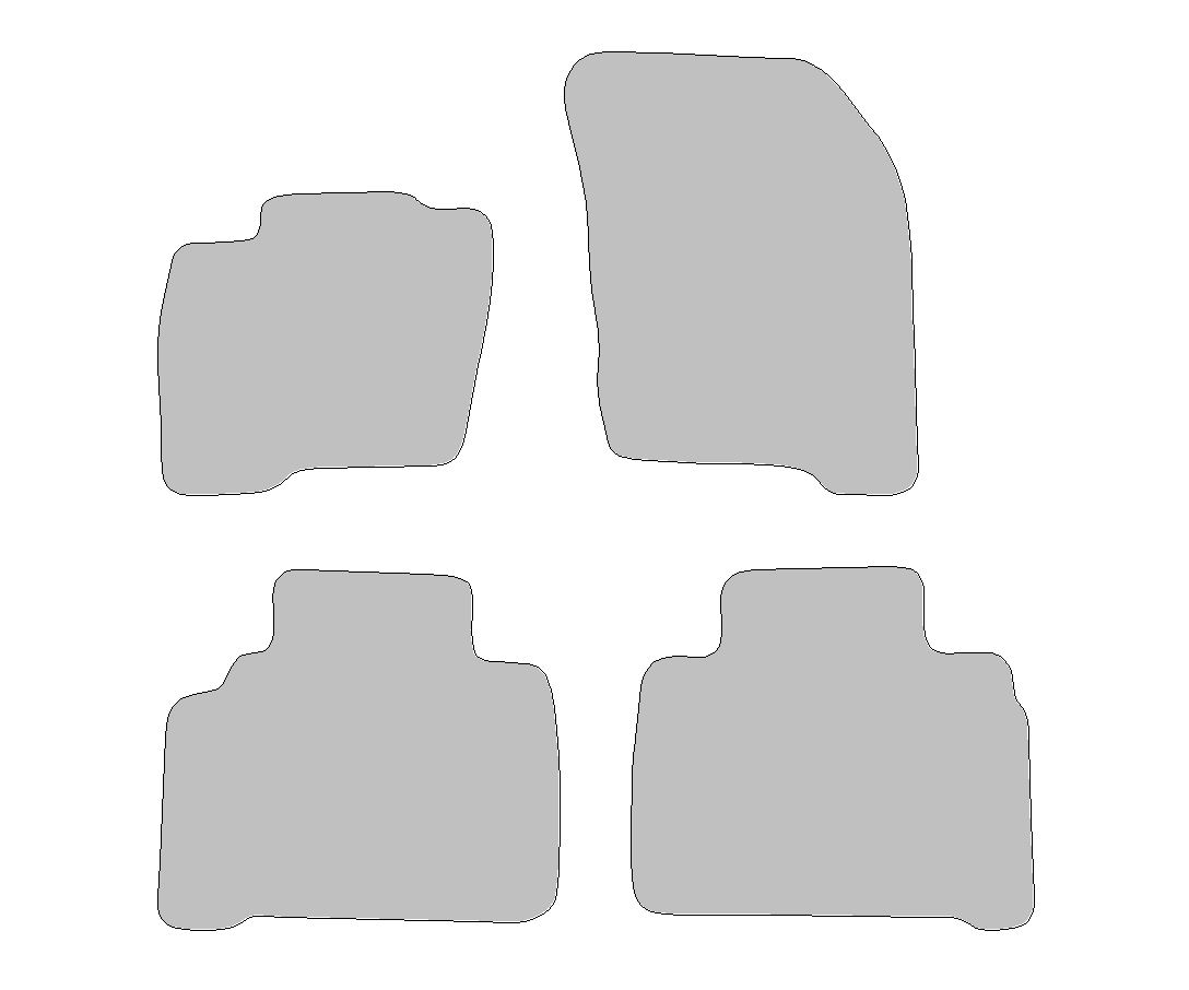 Fußmatten-Set für Ford S-Max, Typ CJ, WA6   (Baujahr 2015-)