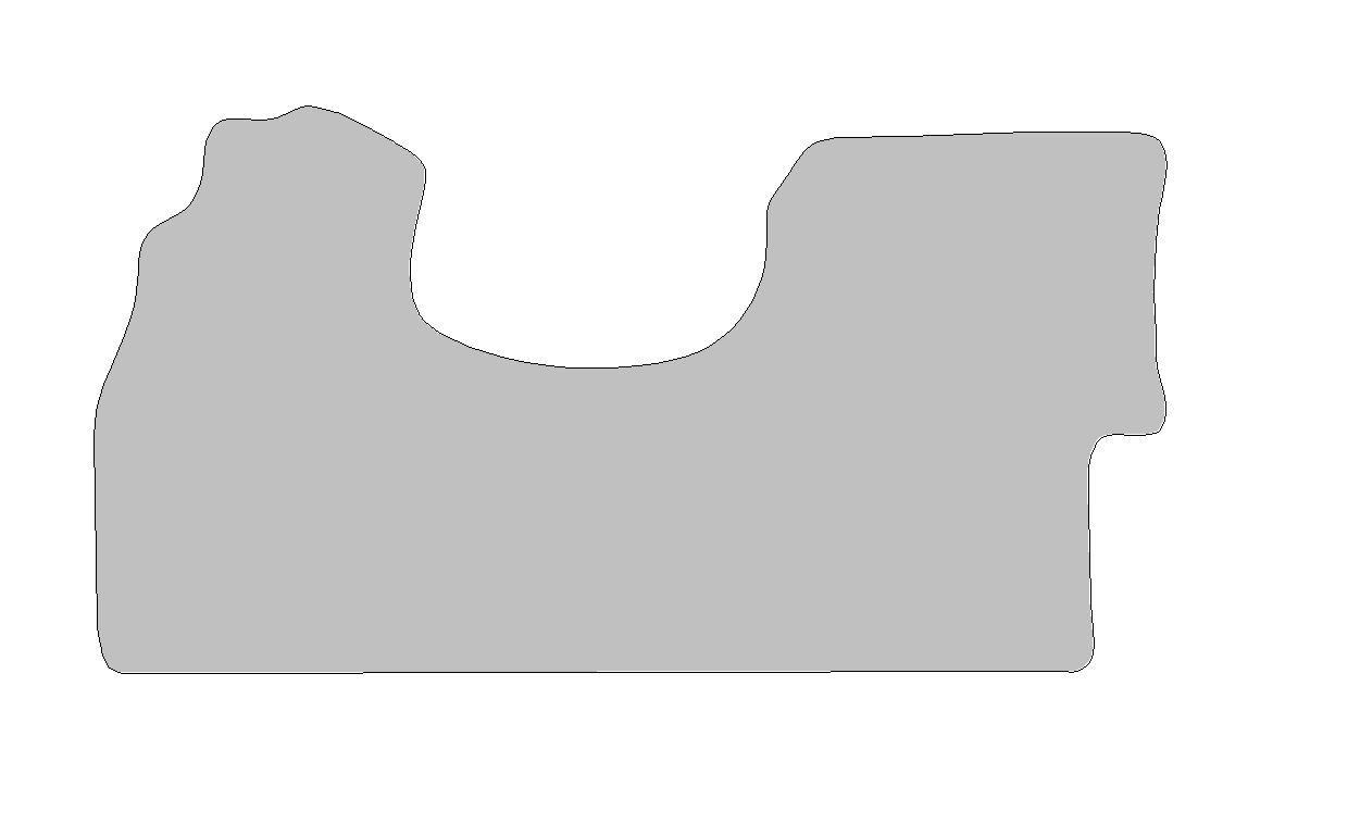 Fußmatten-Set für Mercedes Sprinter Typ W906, 3-Sitzer (Baujahr 2013 - 2019)