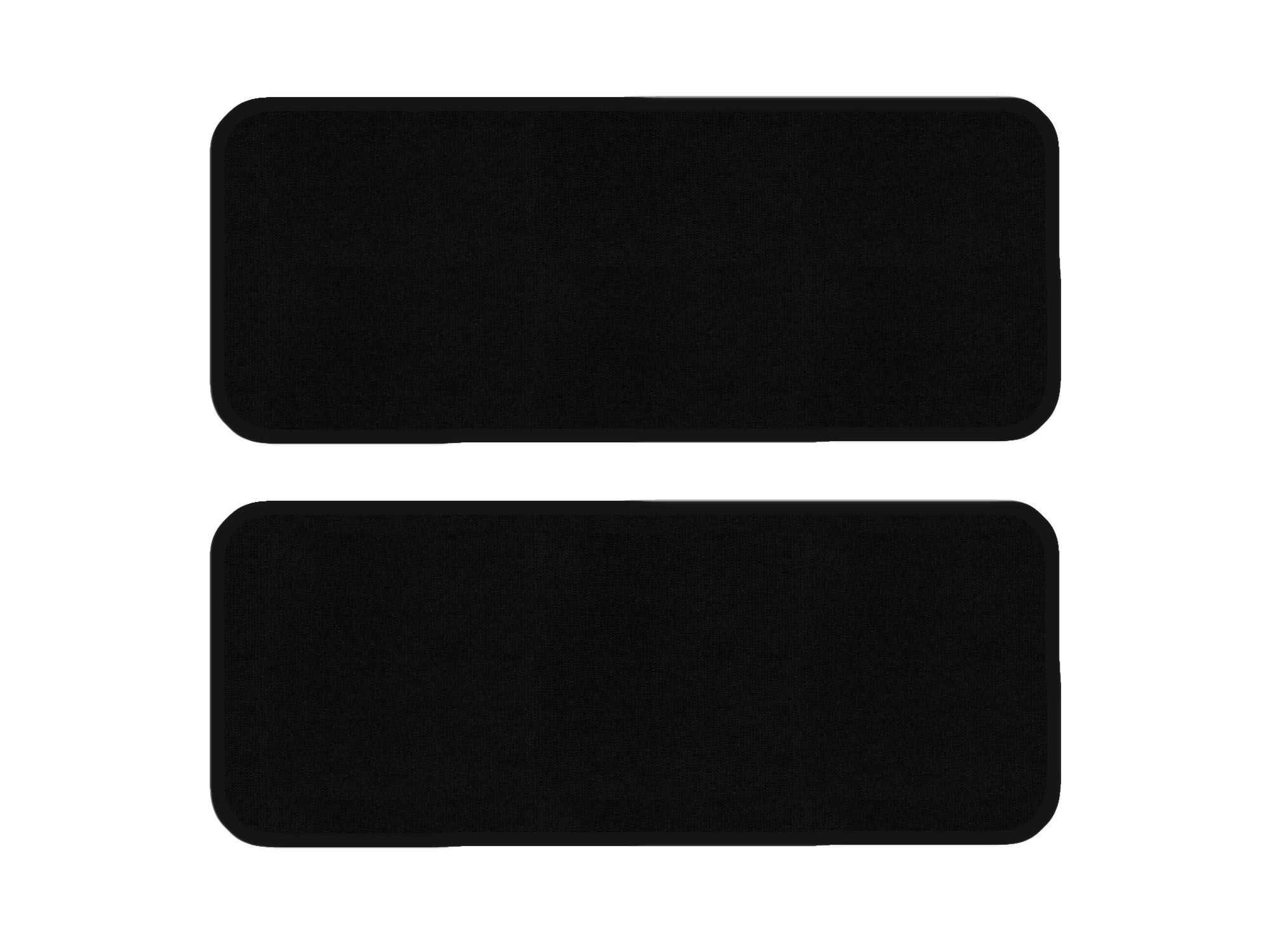 Remnant stock: 2 step mats suitable for Fiat Ducato 250, Deluxe schwarz, warp colour beige