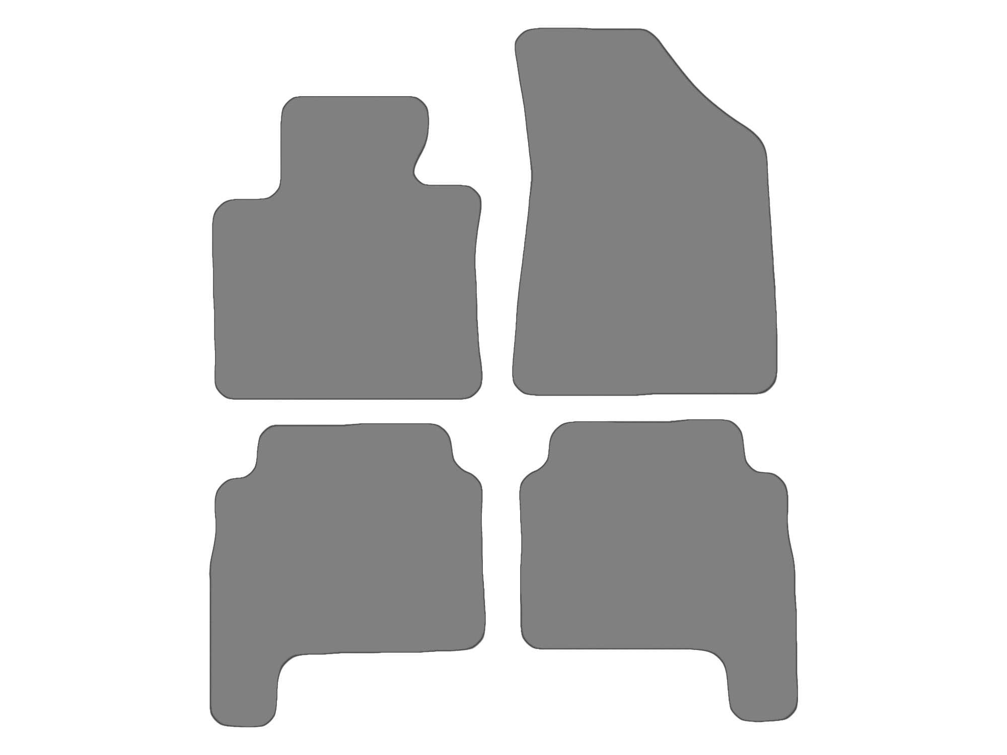 Vloermatten geschikt voor Kia Sorento II Type XM (Bouwjaar 2009 - 2015)