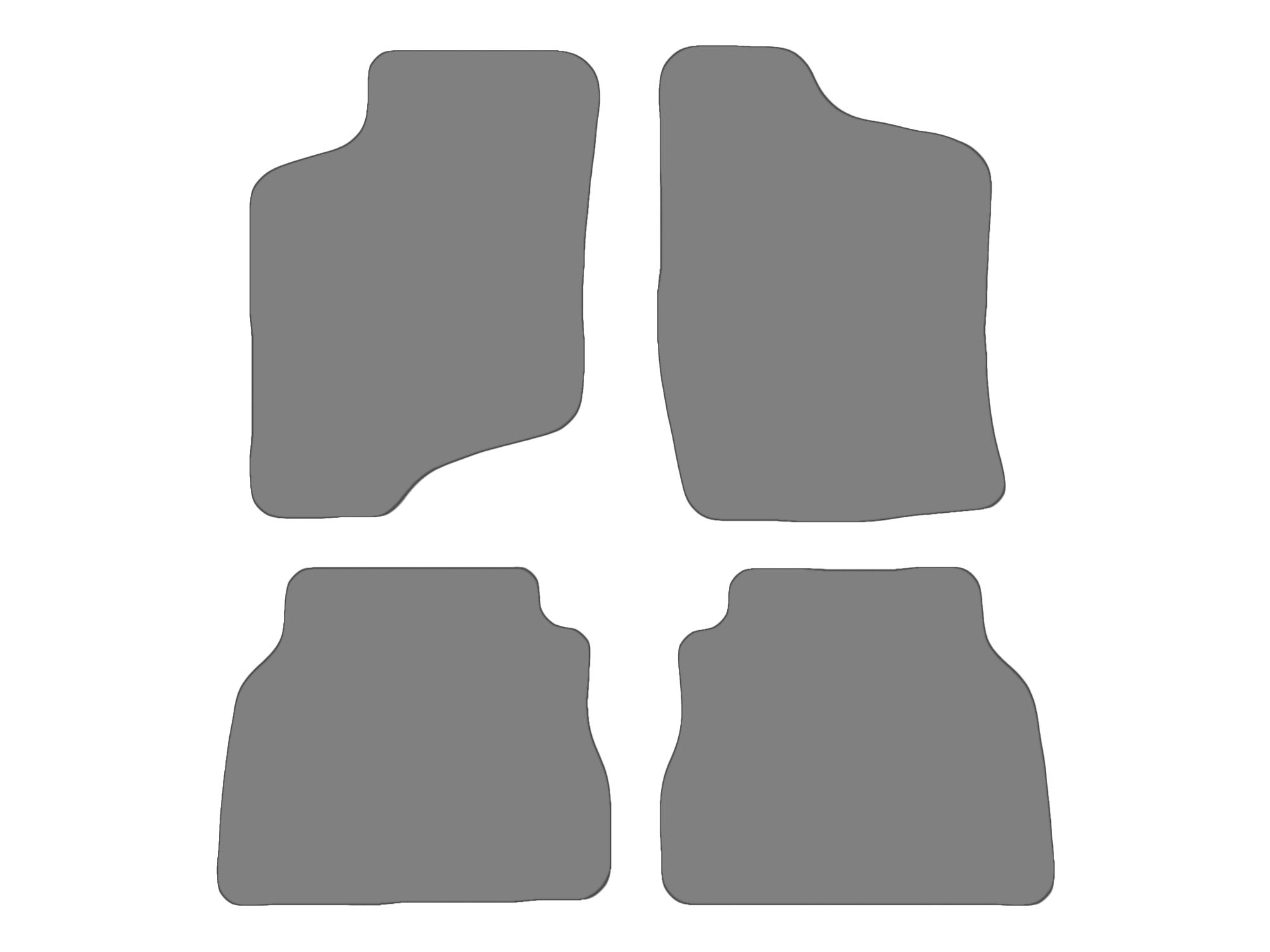 Floor mat set for Mitsubishi Sigma, type F2A, F1A (year of construction 1990-1996) Floor mat set for Mitsubishi Sigma, type F2A, F1A (year of construction 1990-1996)