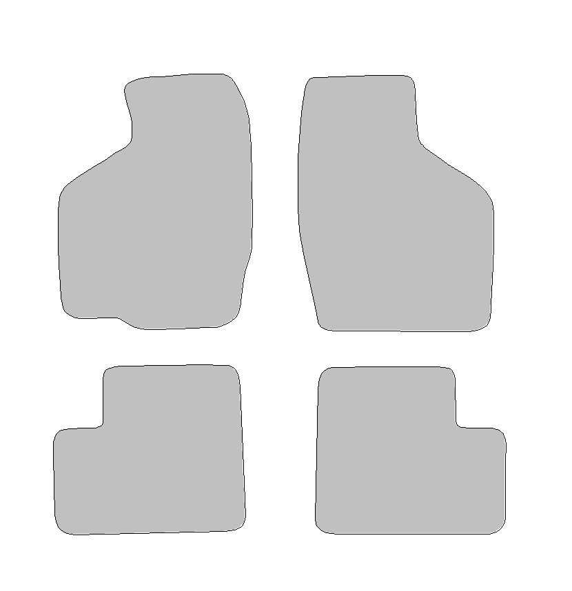 Fußmatten-Set für Suzuki Ignis I & II, Typ FH, MH (Baujahr 2000-2016)