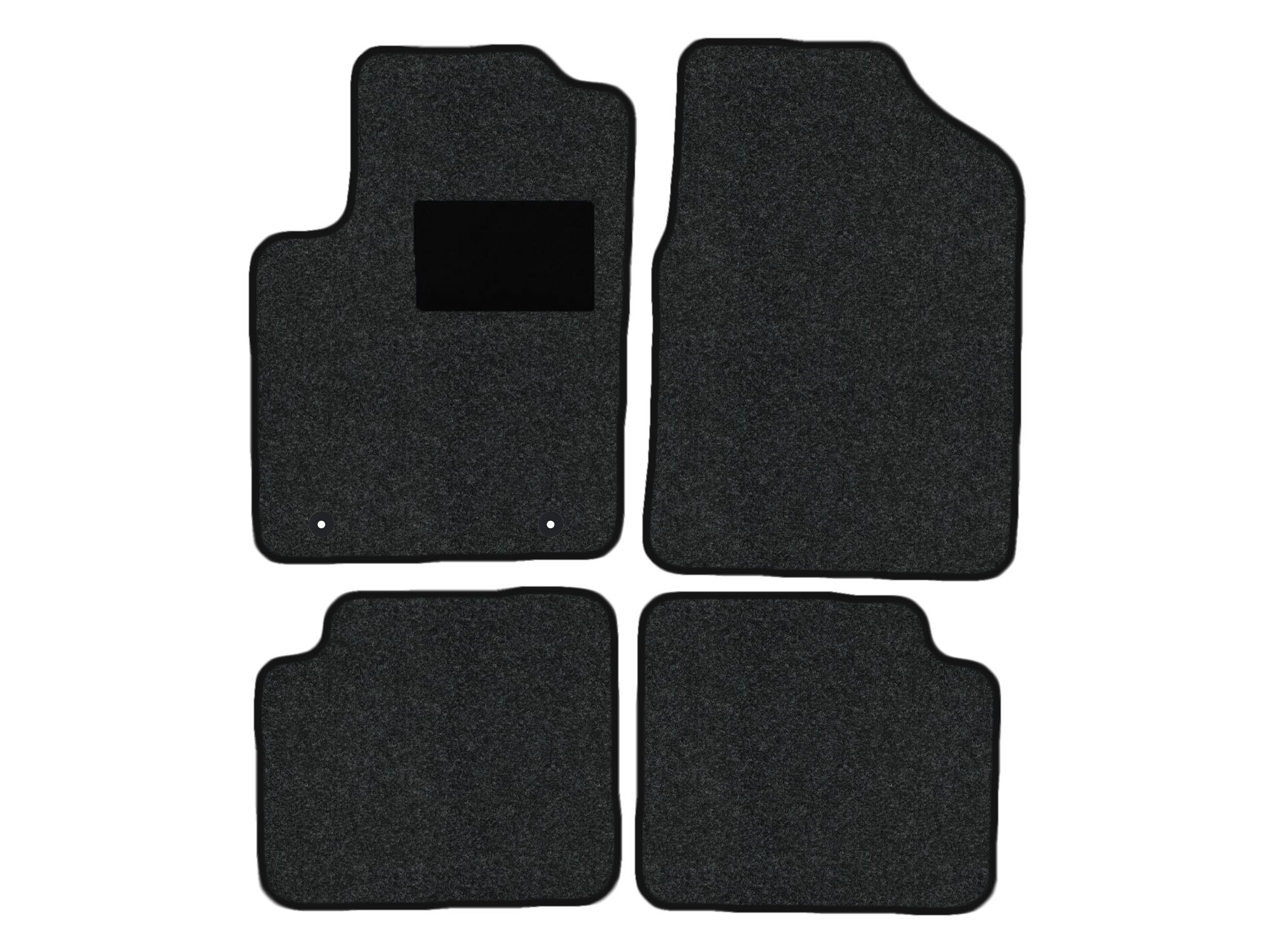 Resterende voorraad: Automatten geschikt voor Ford Ka RU8, Hit anthrazit, Kettingkleur rood