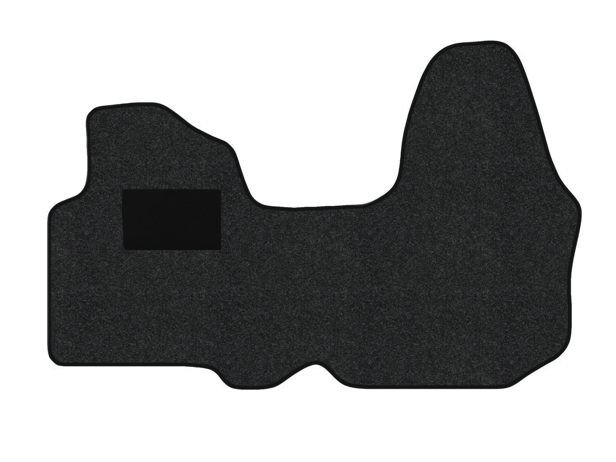Remnant stock: car mats suitable for Opel Vivaro B X82, Hit anthrazit, warp colour black