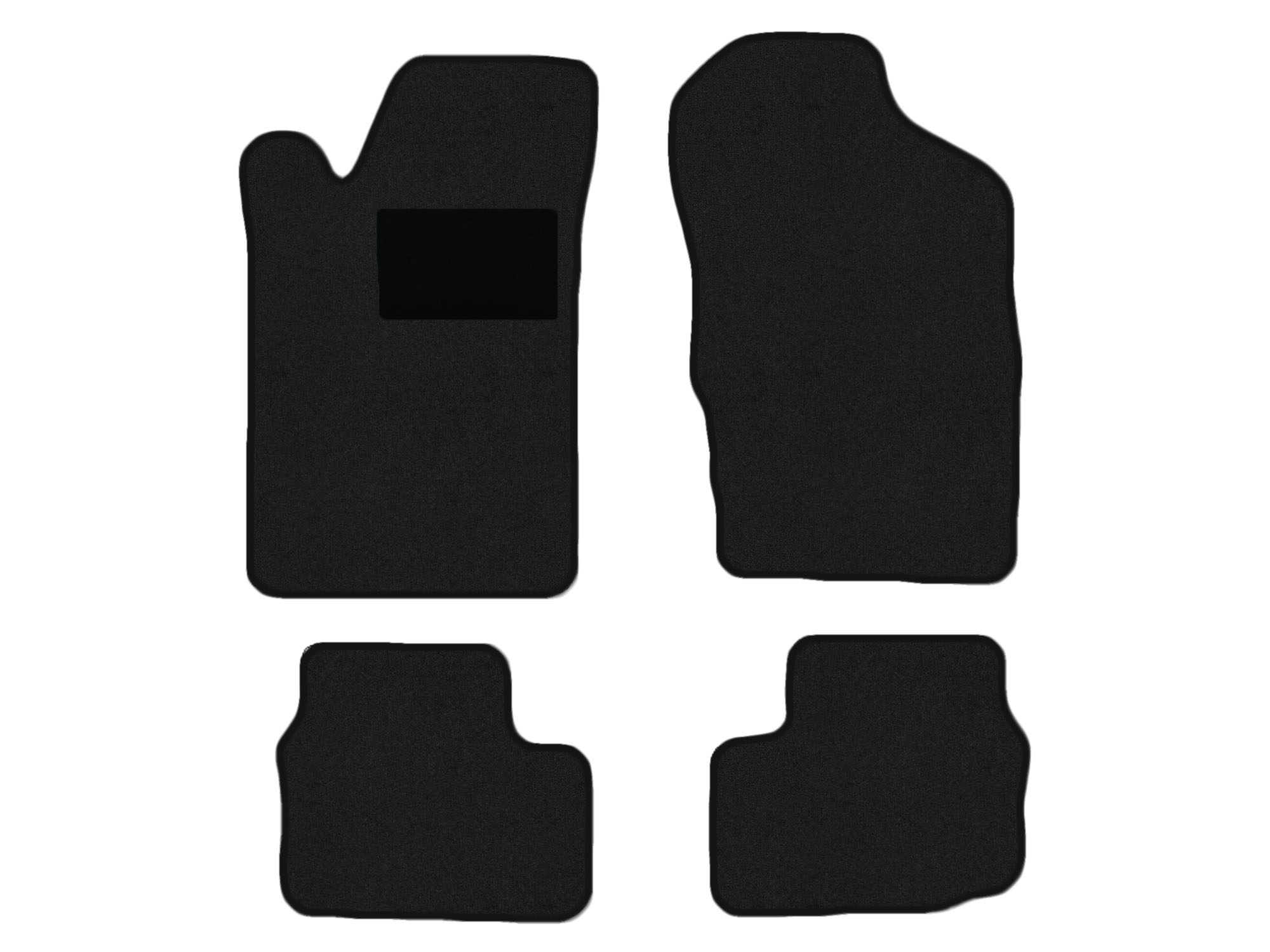Floor mat set for Opel Kadett E type 33-38, 43-48 (constructed 1984 - 1994)